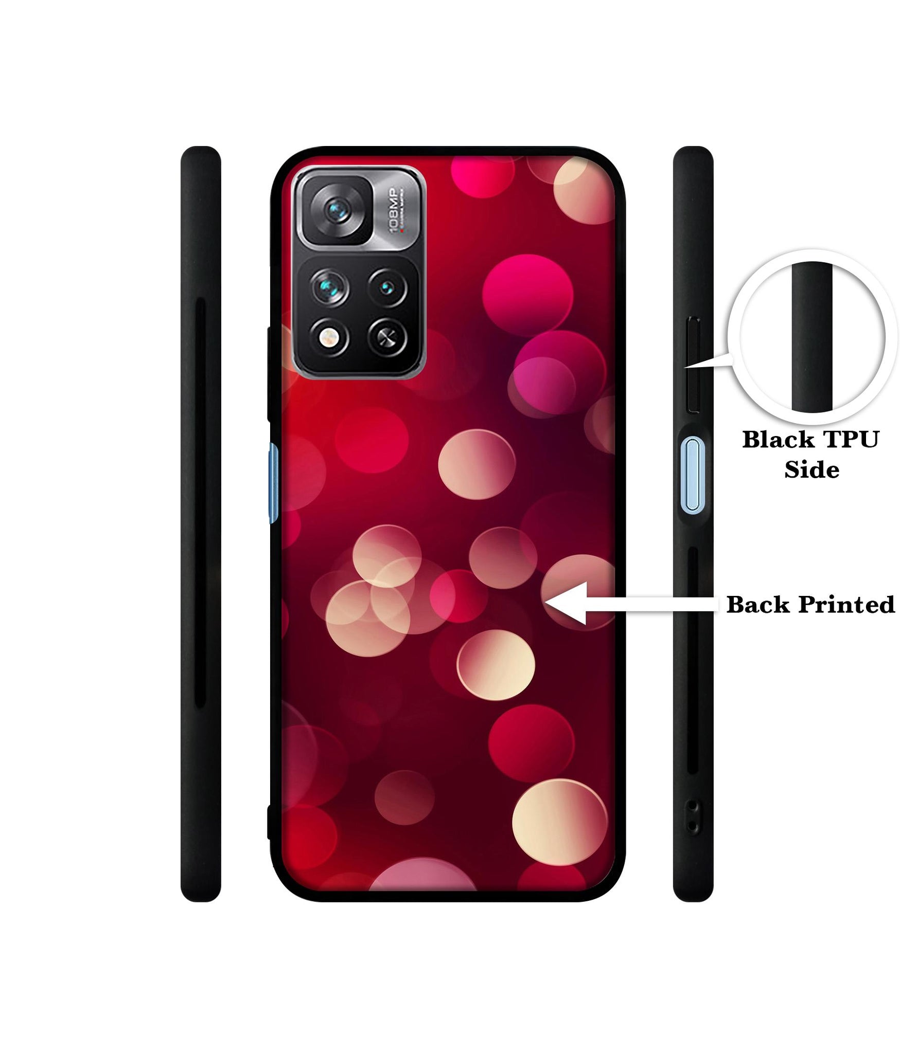 3D Circles Designer 2D Printed Back Case Cover for Mi 11i Hypercharge 5G / Mi 11i 5G