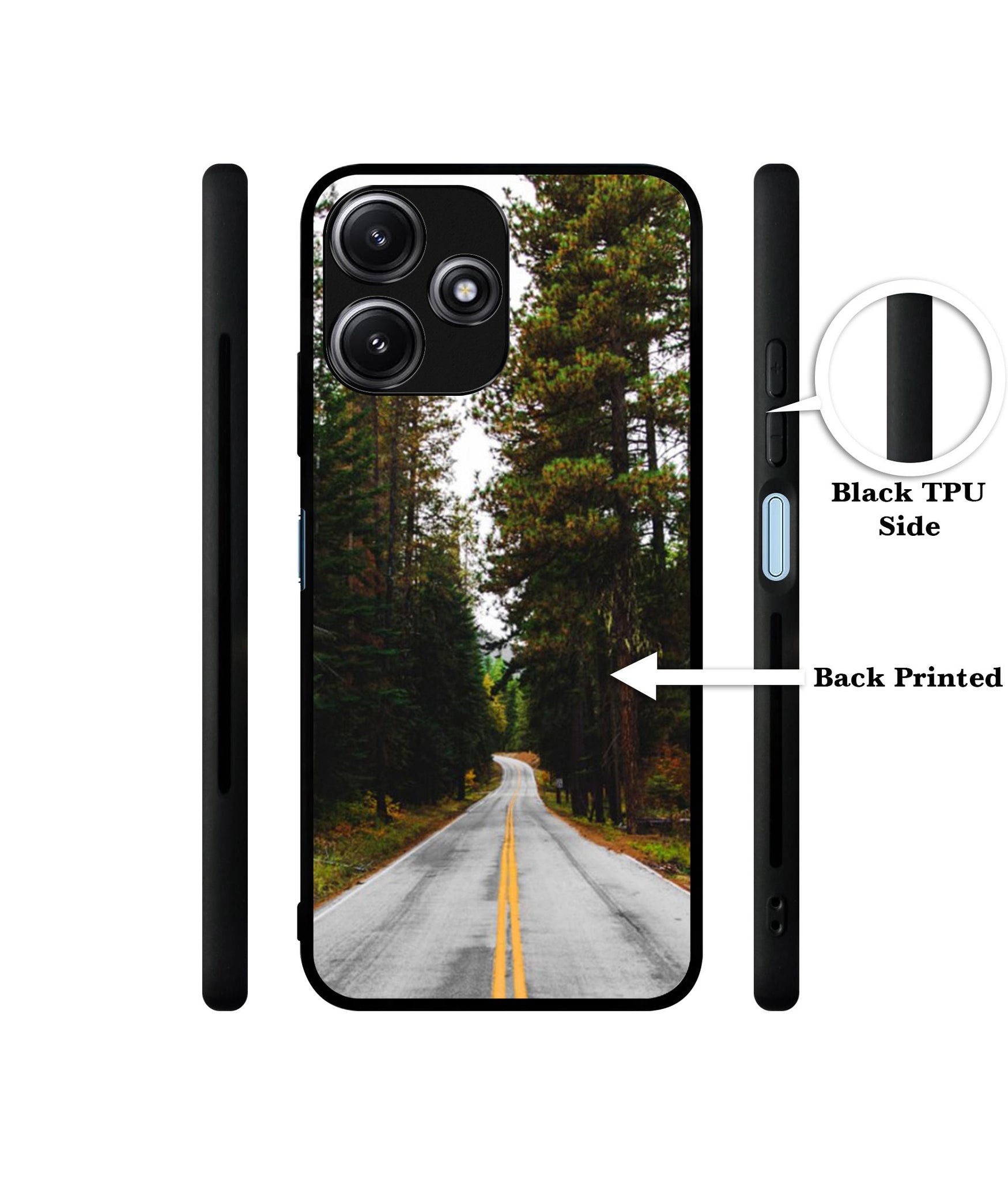 Road Photo Designer 2D Printed Back Case Cover for Mi Redmi 12 5G