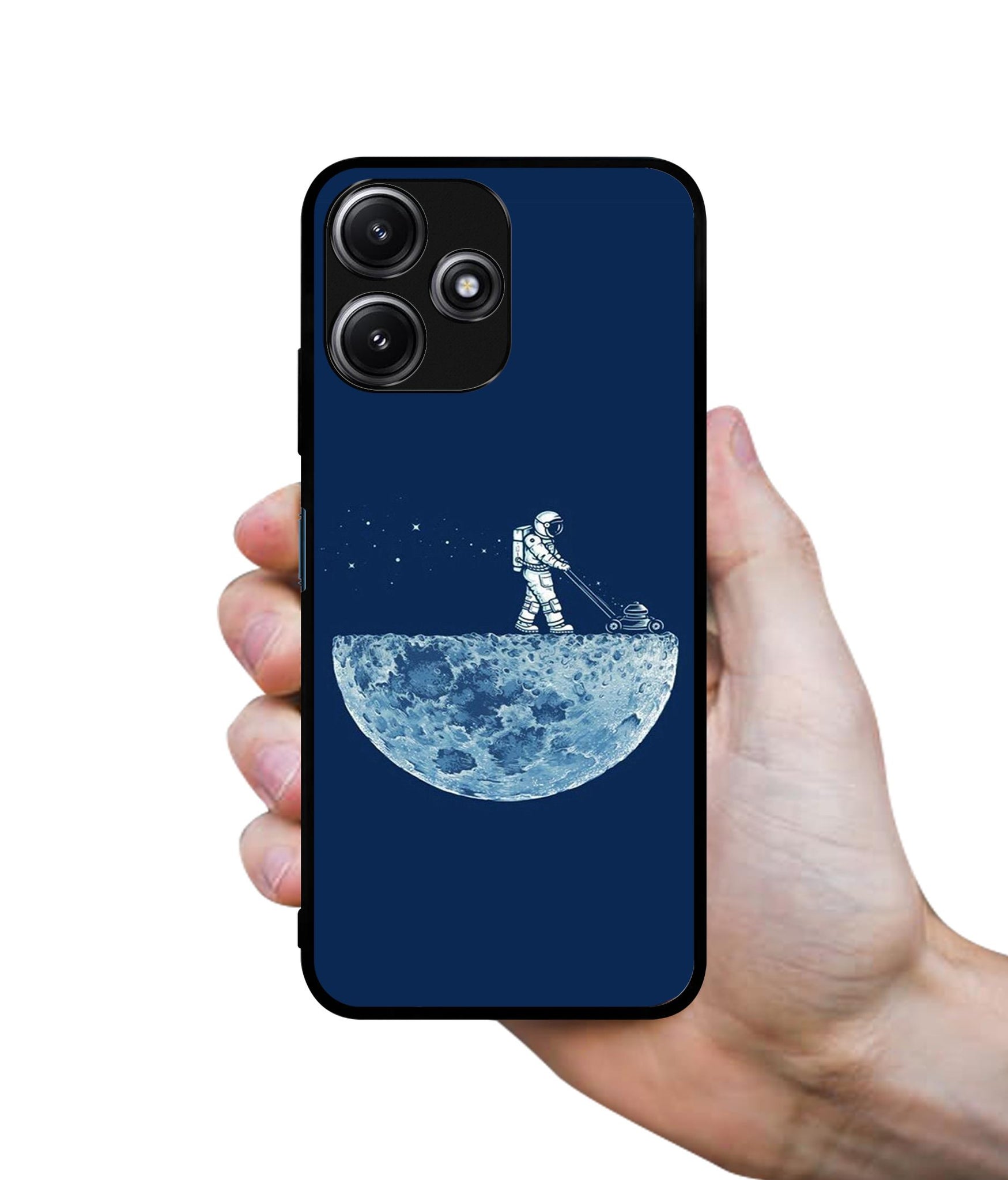 Moon Walk Designer 2D Printed Back Case Cover for Mi Redmi 12 5G