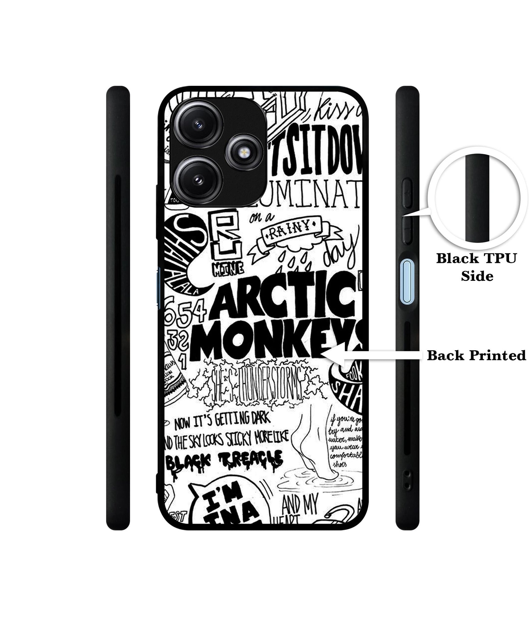 Arctic Monkeys Pattern Designer 2D Printed Back Case Cover for Mi Redmi 12 5G