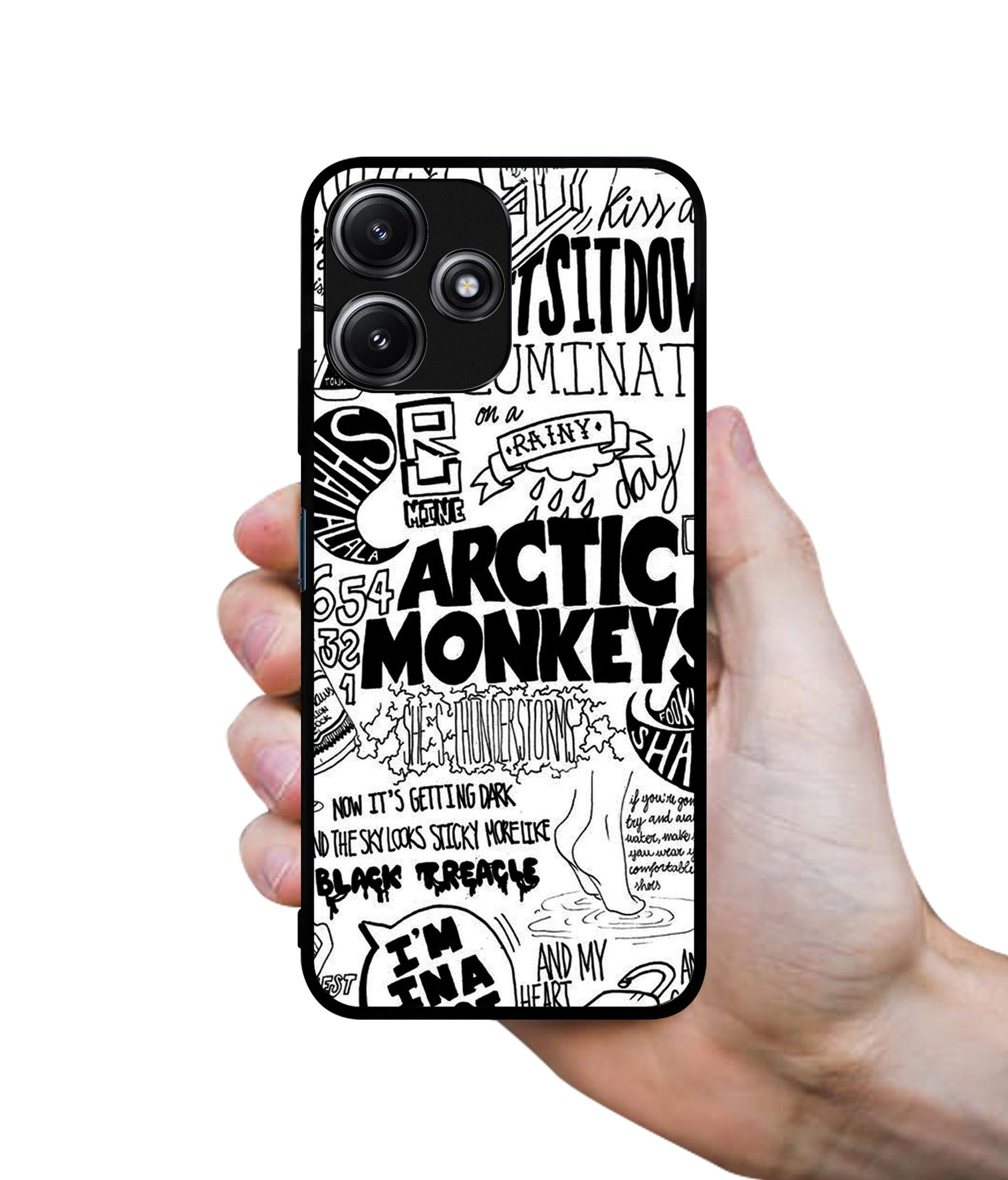 Arctic Monkeys Pattern Designer 2D Printed Back Case Cover for Mi Redmi 12 5G