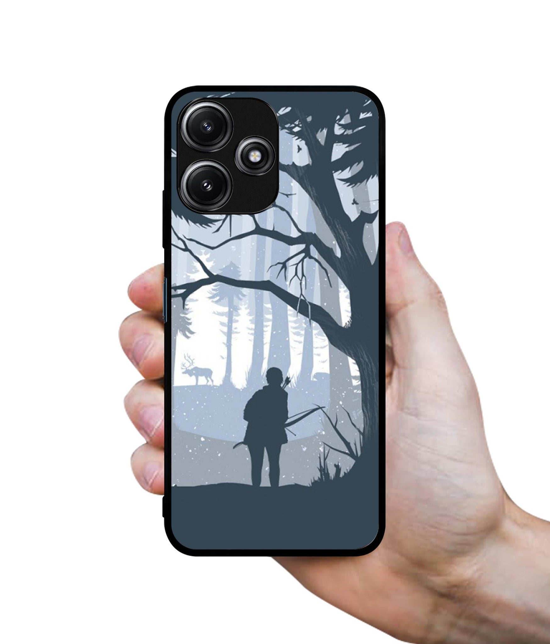 Hunter Designer 2D Printed Back Case Cover for Mi Redmi 12 5G