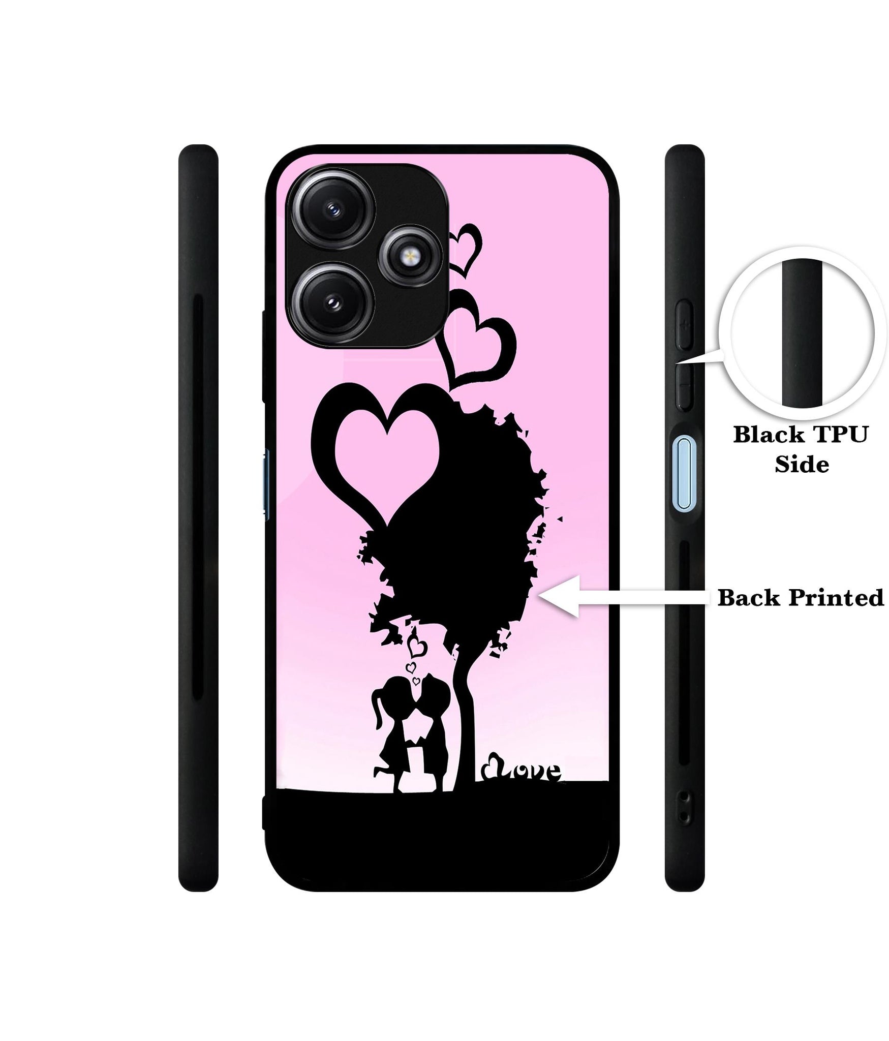 Sweet Love Designer 2D Printed Back Case Cover for Mi Redmi 12 5G