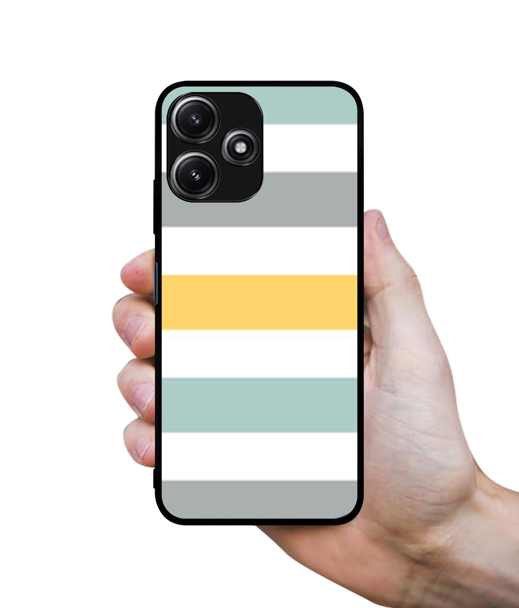 Line Texture Designer 2D Printed Back Case Cover for Mi Redmi 12 5G