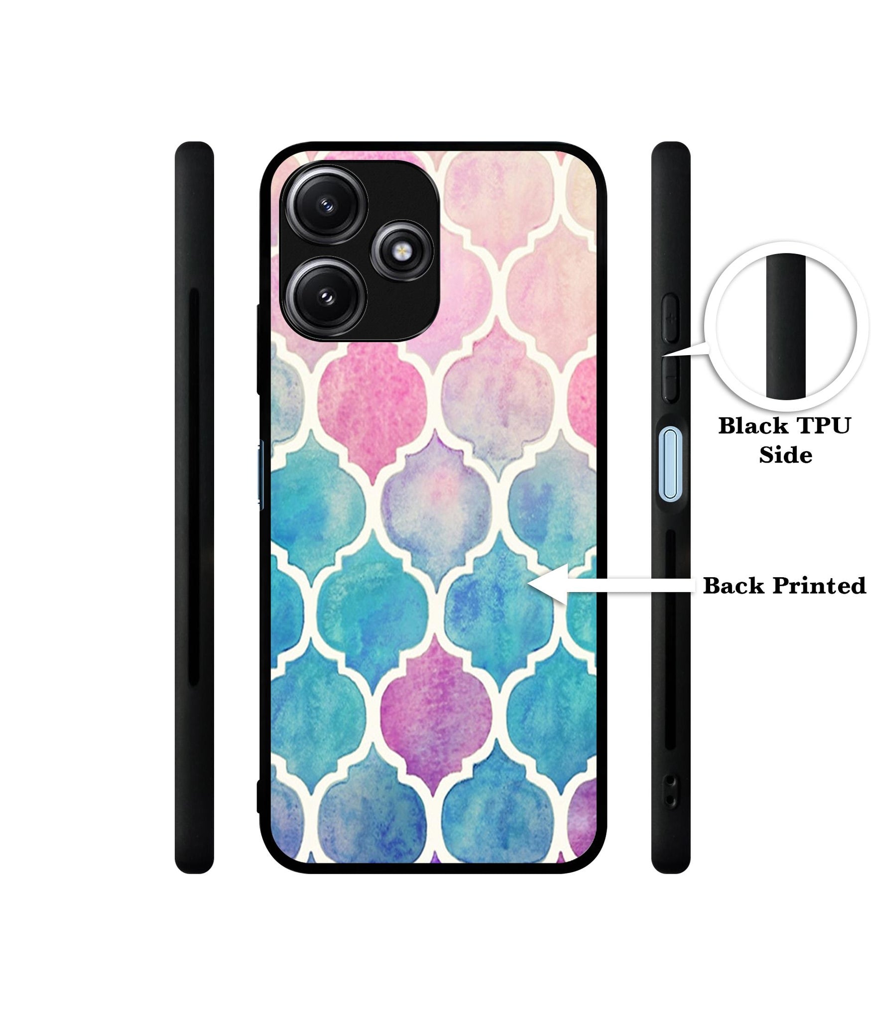 Patterns Art Designer 2D Printed Back Case Cover for Mi Redmi 12 5G