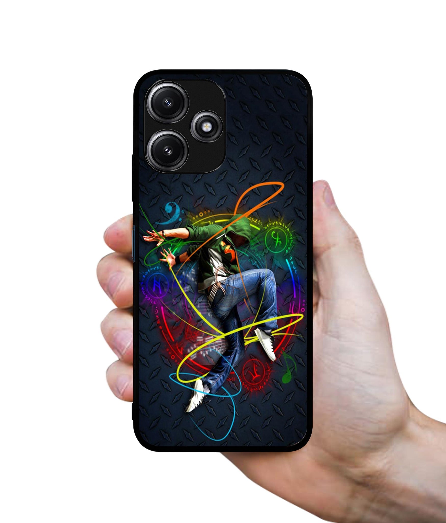 Boy With Music Designer 2D Printed Back Case Cover for Mi Redmi 12 5G