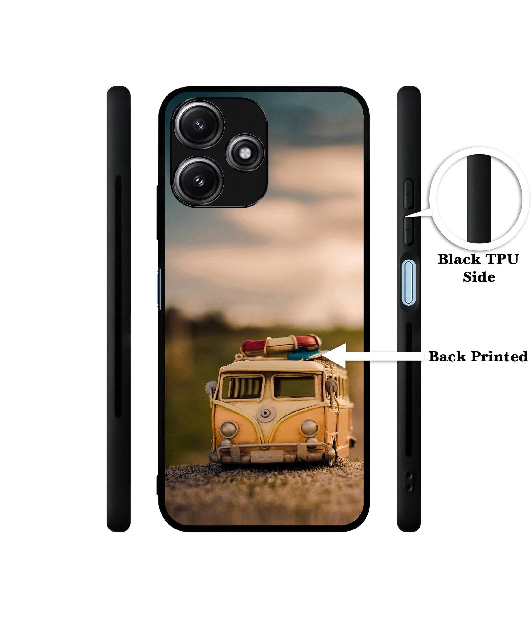 Toy Car Designer 2D Printed Back Case Cover for Mi Redmi 12 5G