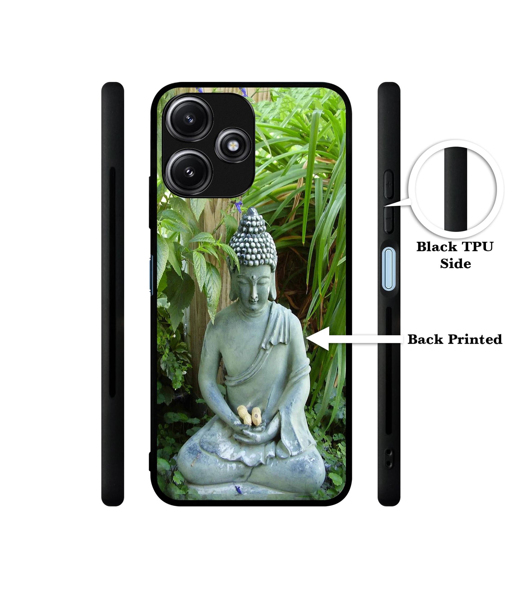 Buddhism Designer 2D Printed Back Case Cover for Mi Redmi 12 5G