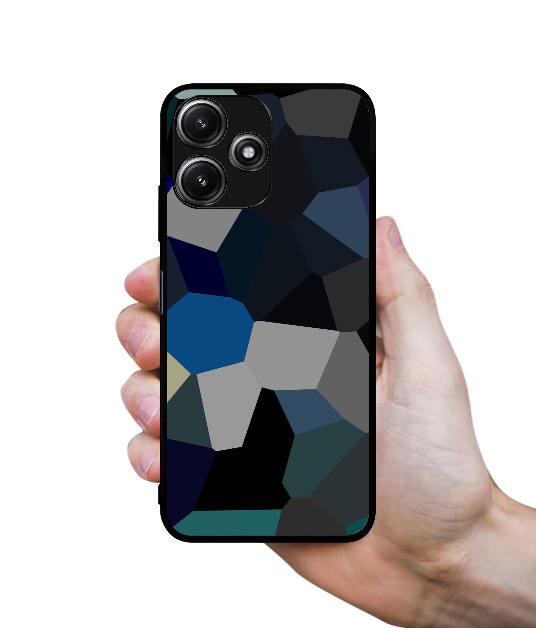 Mathematical Shape Designer 2D Printed Back Case Cover for Mi Redmi 12 5G