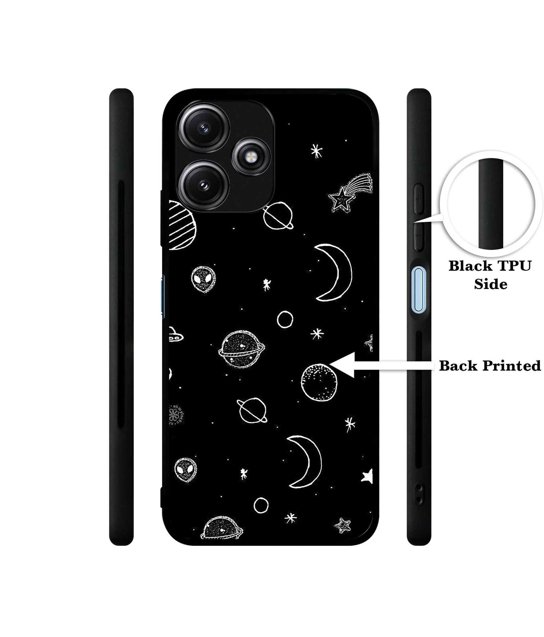 Space Stars Universe Designer 2D Printed Back Case Cover for Mi Redmi 12 5G