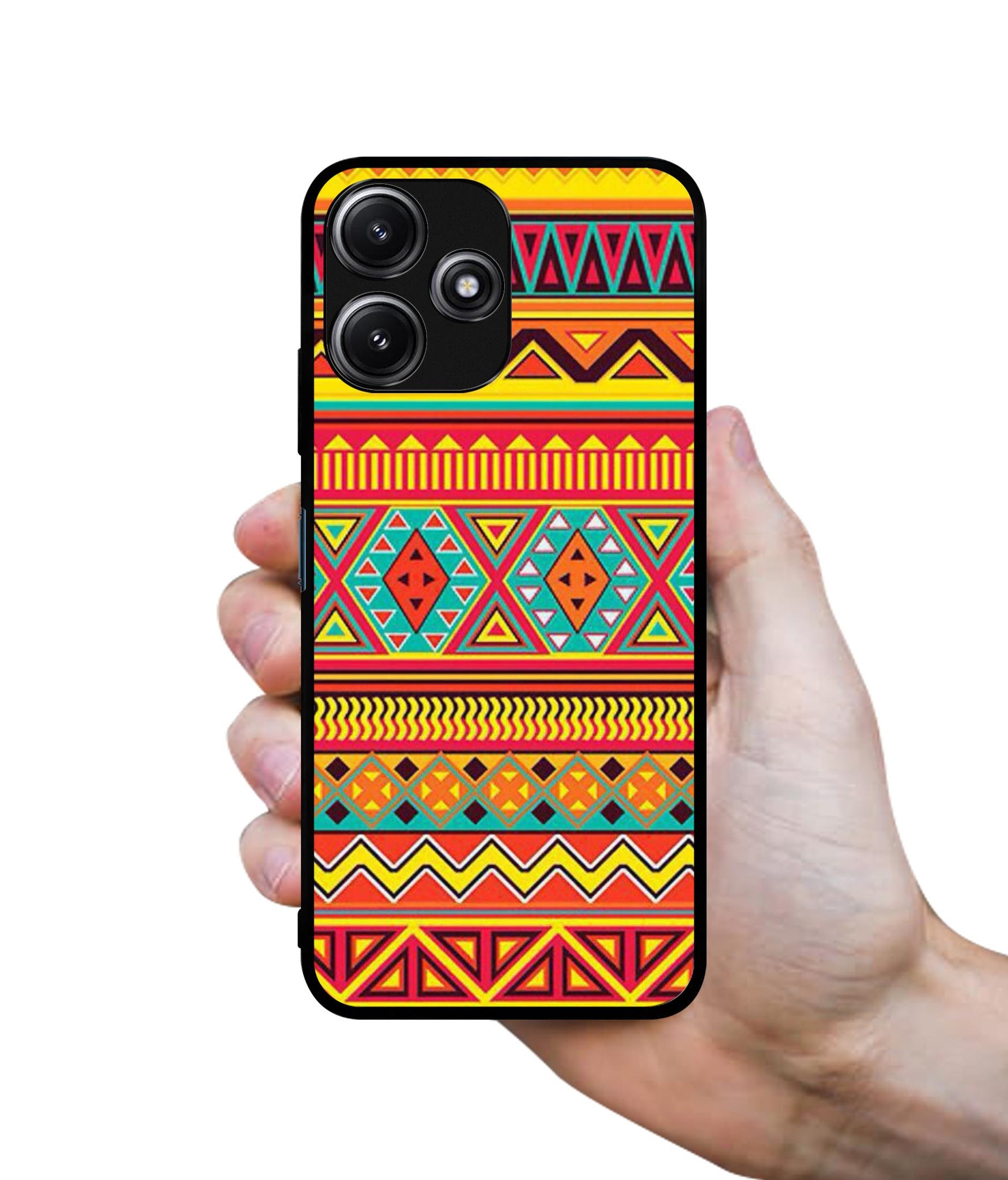 Artistic Rangoli Designer 2D Printed Back Case Cover for Mi Redmi 12 5G