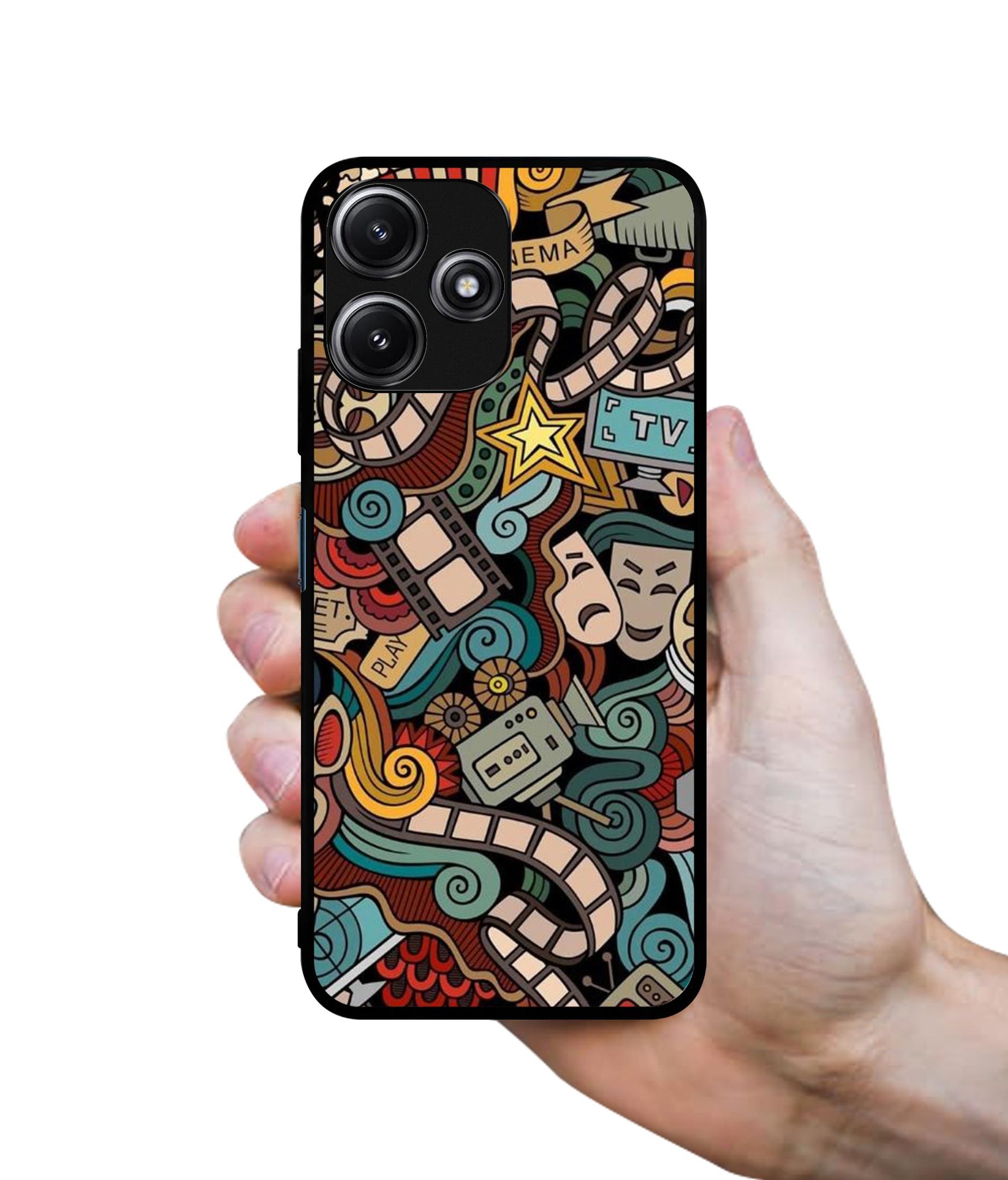 Movies Designer 2D Printed Back Case Cover for Mi Redmi 12 5G