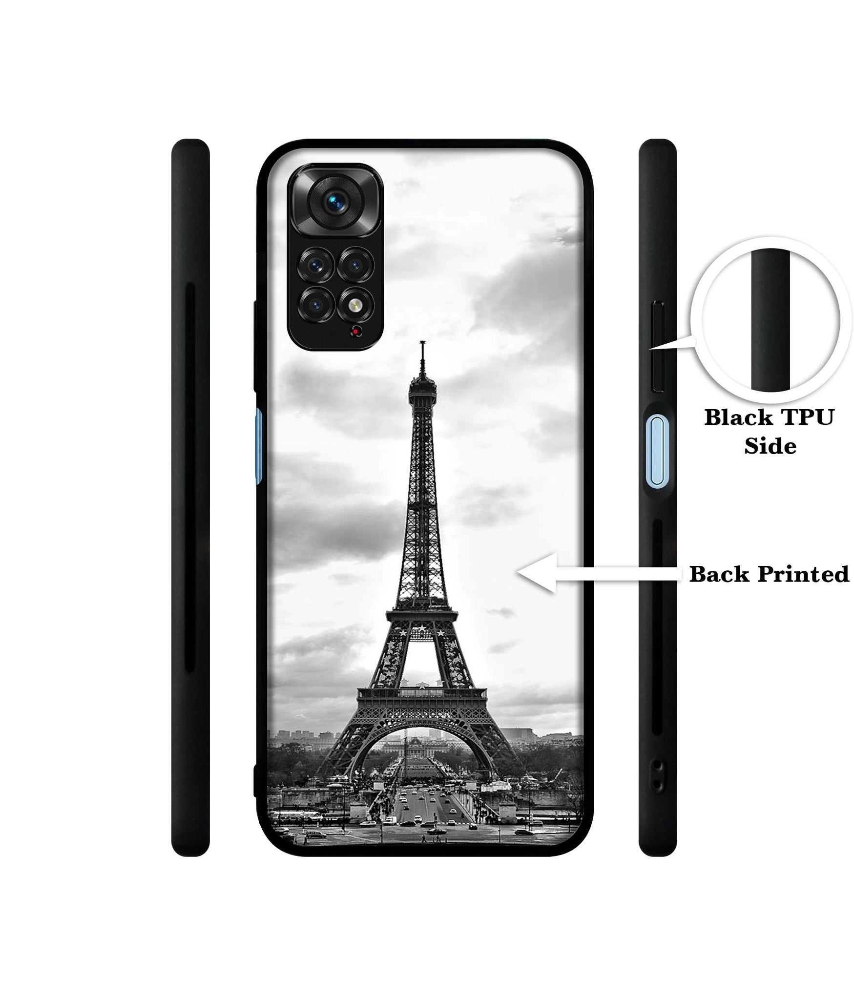 Eiffel Tower Designer 2D Printed Back Case Cover for Mi Redmi Note 11 4G / Note 11S 4G / Poco M4 Pro 4G