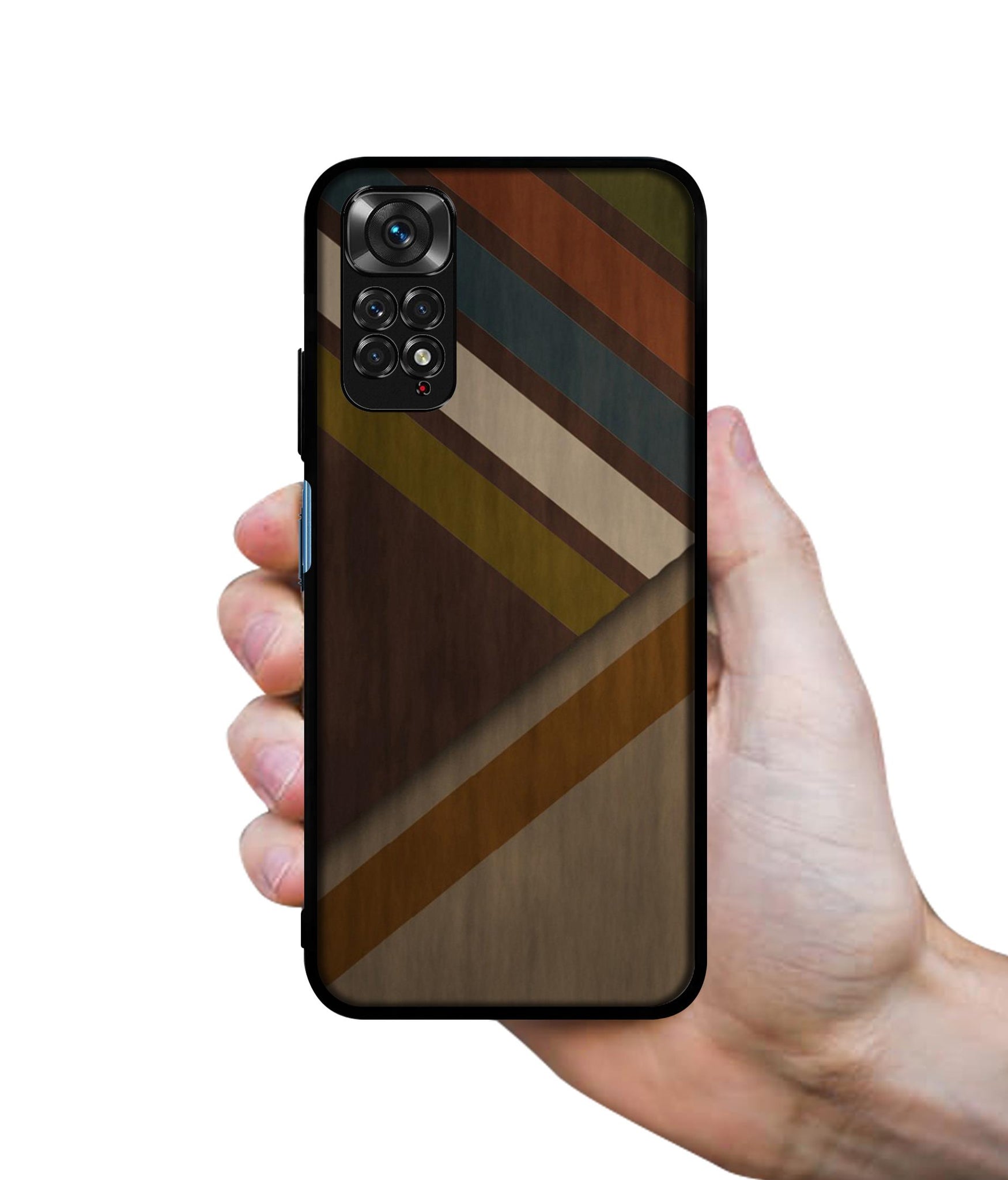 Colorful Wooden Pattern Designer 2D Printed Back Case Cover for Mi Redmi Note 11 4G / Note 11S 4G / Poco M4 Pro 4G