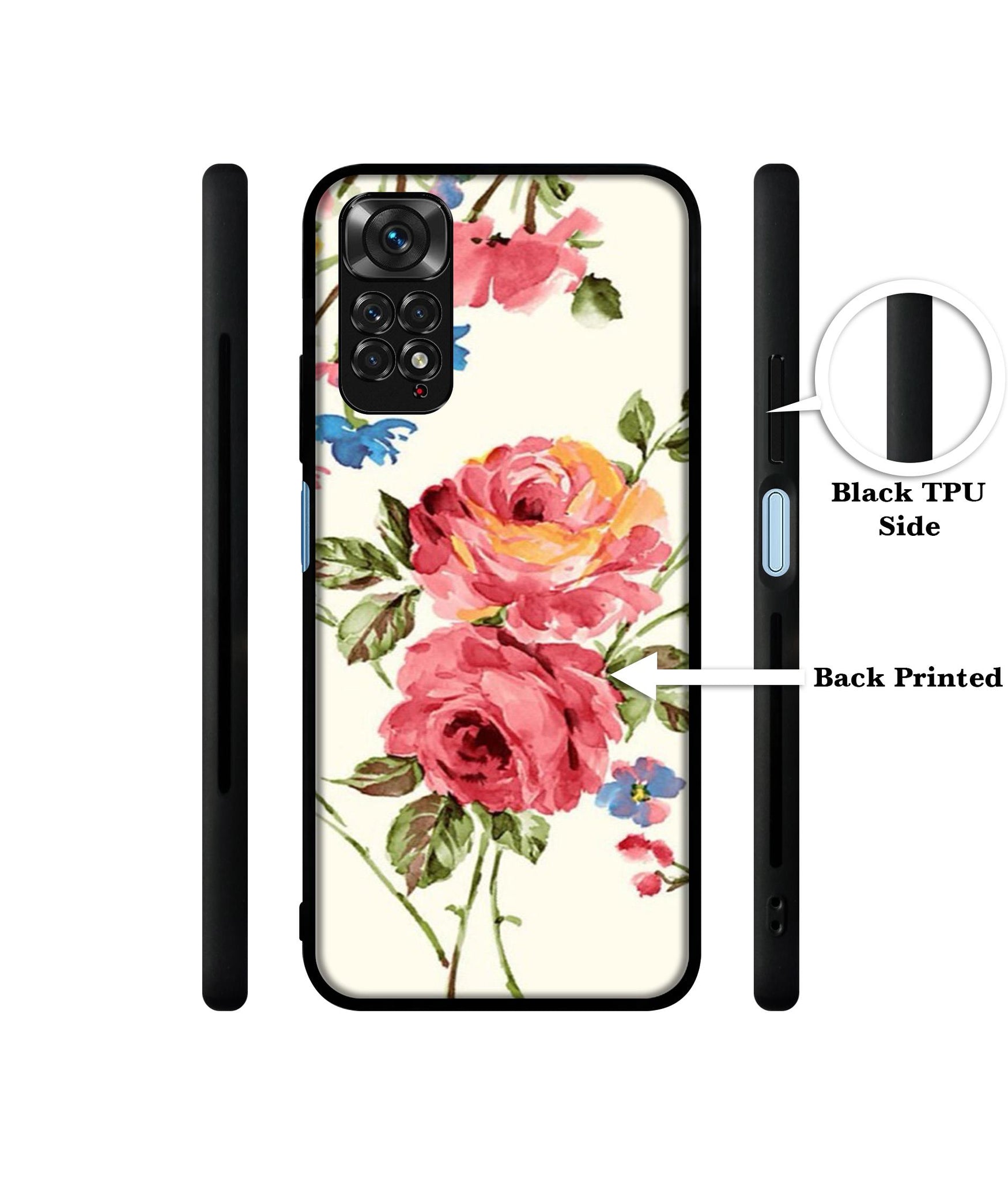 Vintage Painting Flower Designer 2D Printed Back Case Cover for Mi Redmi Note 11 4G / Note 11S 4G / Poco M4 Pro 4G