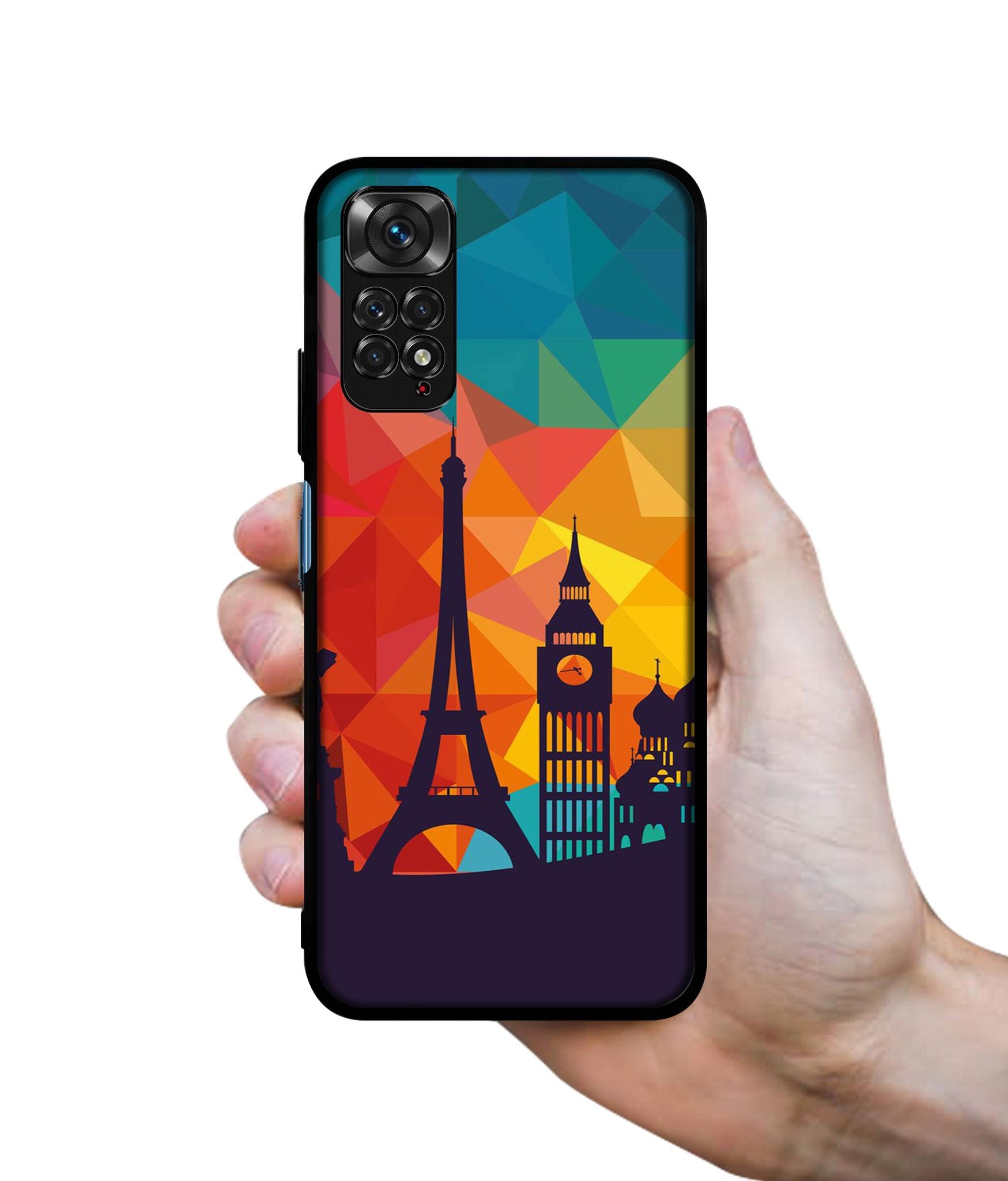 Colored Paris Designer 2D Printed Back Case Cover for Mi Redmi Note 11 4G / Note 11S 4G / Poco M4 Pro 4G