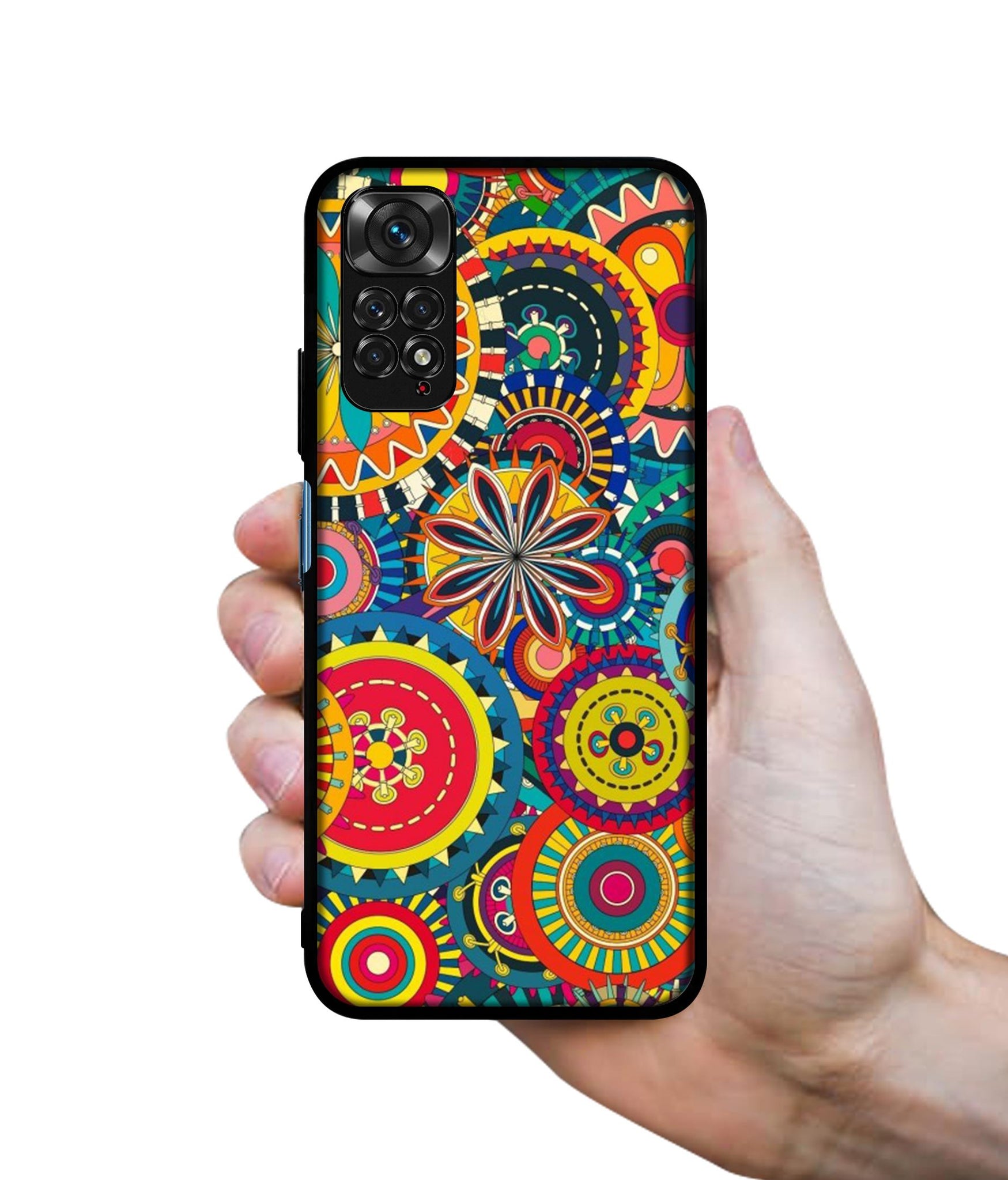 Ring Pattern Print Designer 2D Printed Back Case Cover for Mi Redmi Note 11 4G / Note 11S 4G / Poco M4 Pro 4G