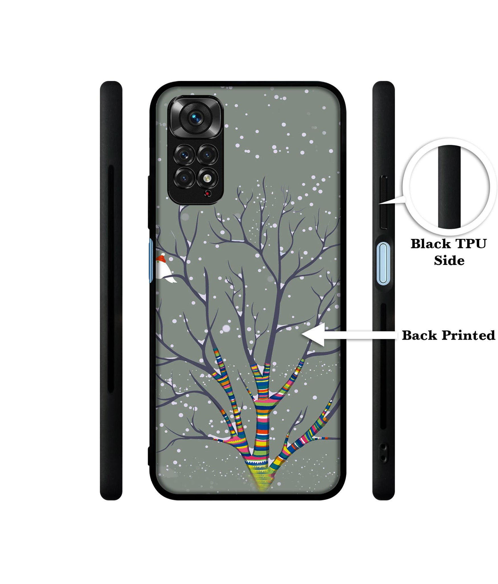 Winter Pattern Print Designer 2D Printed Back Case Cover for Mi Redmi Note 11 4G / Note 11S 4G / Poco M4 Pro 4G