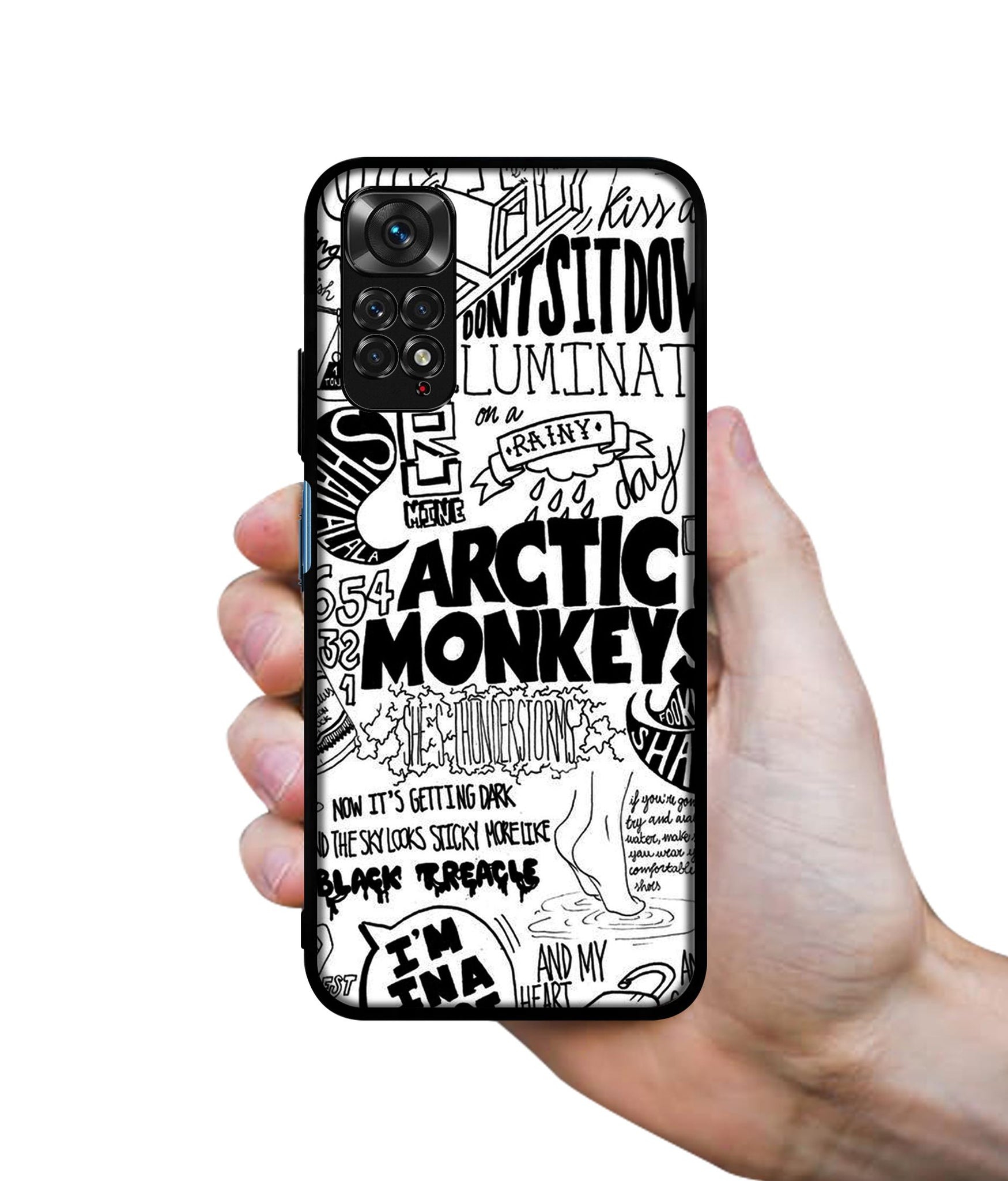 Arctic Monkeys Pattern Designer 2D Printed Back Case Cover for Mi Redmi Note 11 4G / Note 11S 4G / Poco M4 Pro 4G