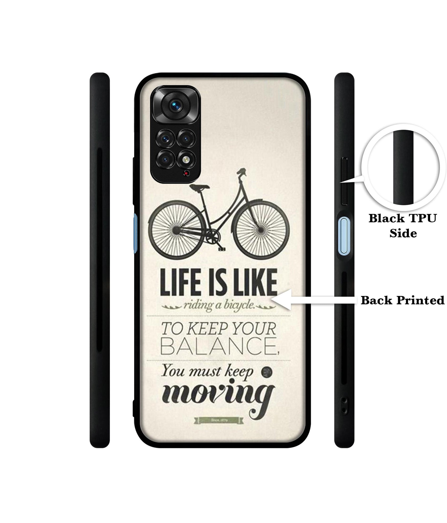 Life is Like Moving Designer 2D Printed Back Case Cover for Mi Redmi Note 11 4G / Note 11S 4G / Poco M4 Pro 4G