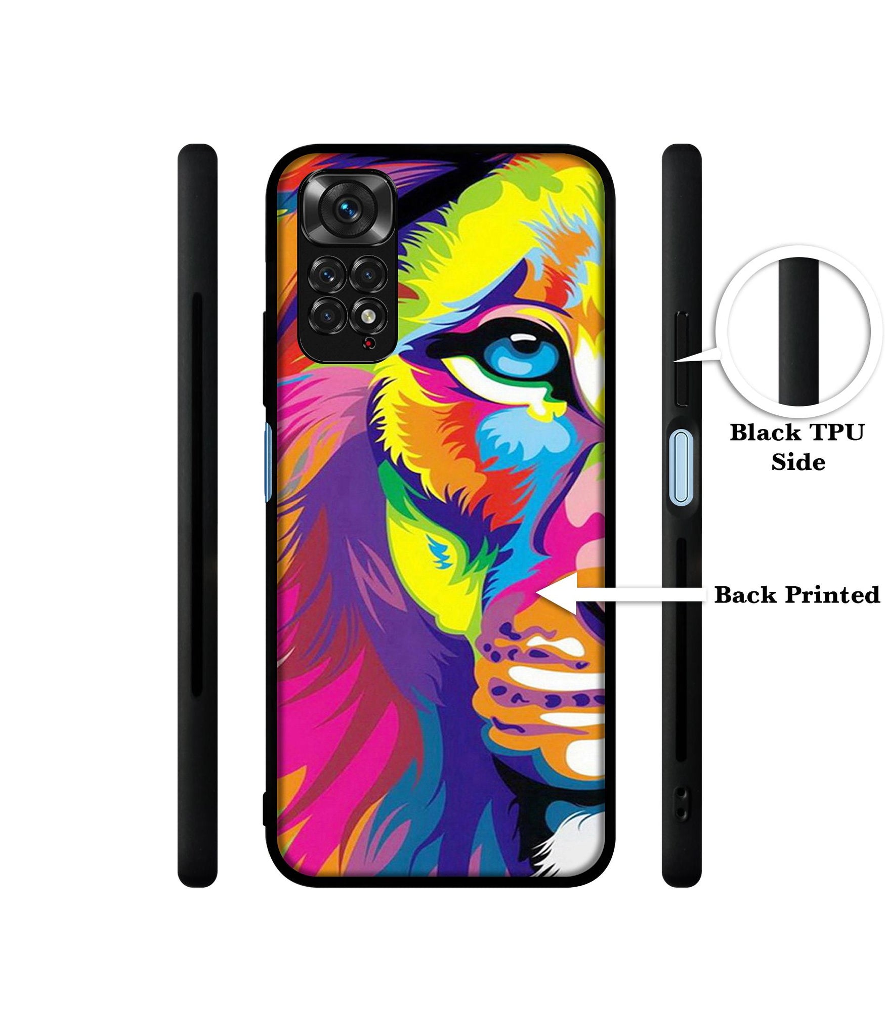 Lion Designer 2D Printed Back Case Cover for Mi Redmi Note 11 4G / Note 11S 4G / Poco M4 Pro 4G