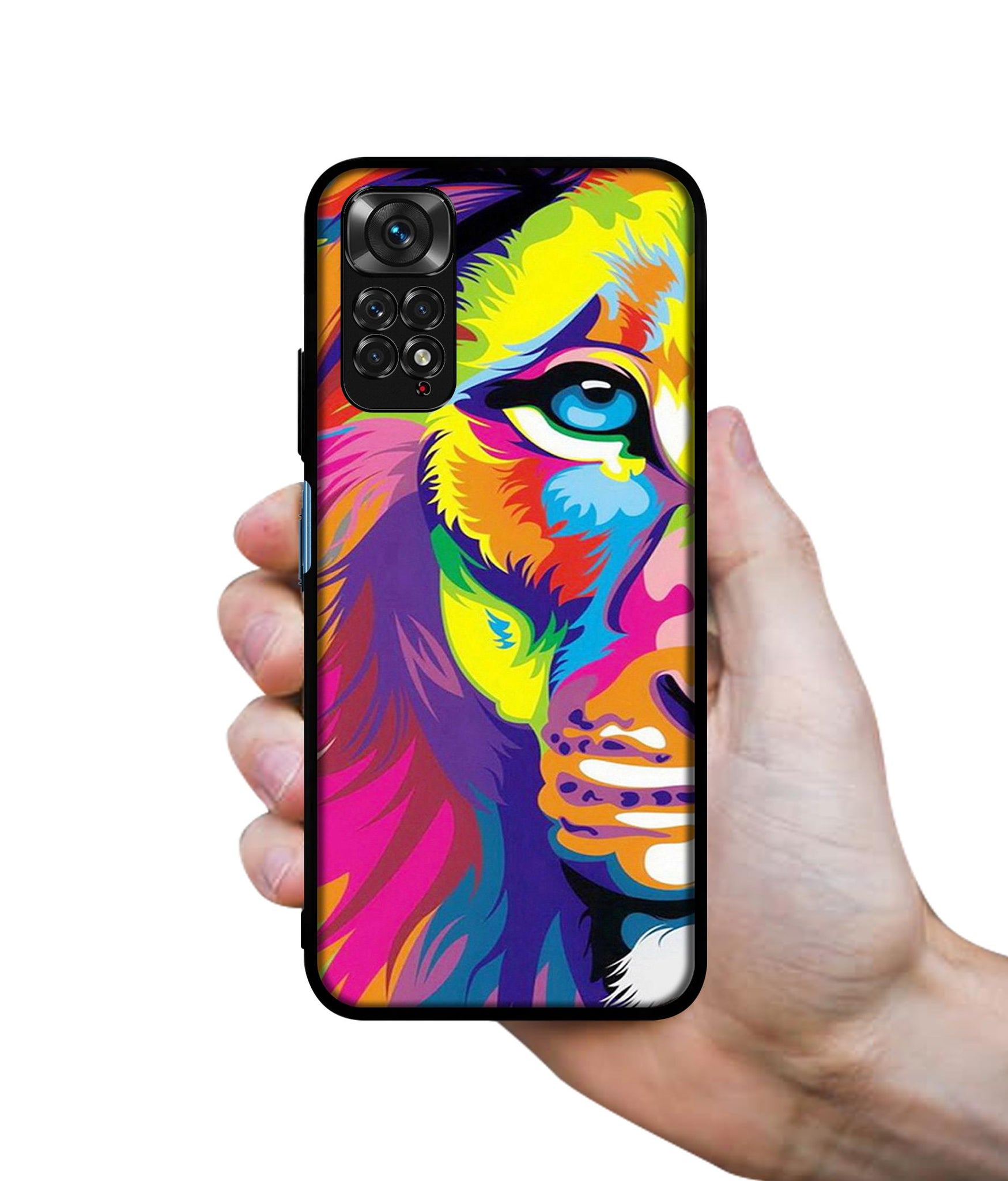 Lion Designer 2D Printed Back Case Cover for Mi Redmi Note 11 4G / Note 11S 4G / Poco M4 Pro 4G