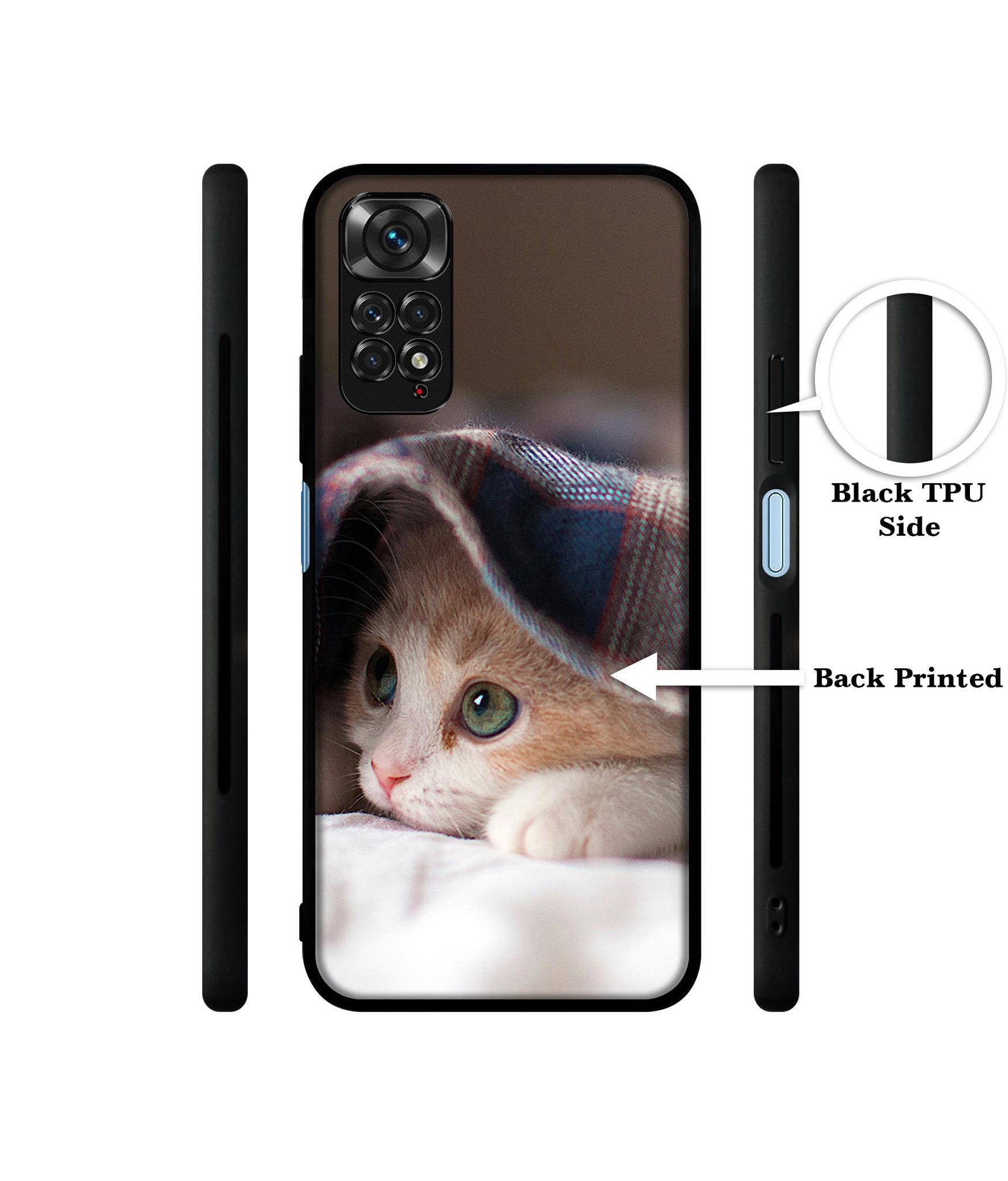 Sleepy Kitten Designer 2D Printed Back Case Cover for Mi Redmi Note 11 4G / Note 11S 4G / Poco M4 Pro 4G