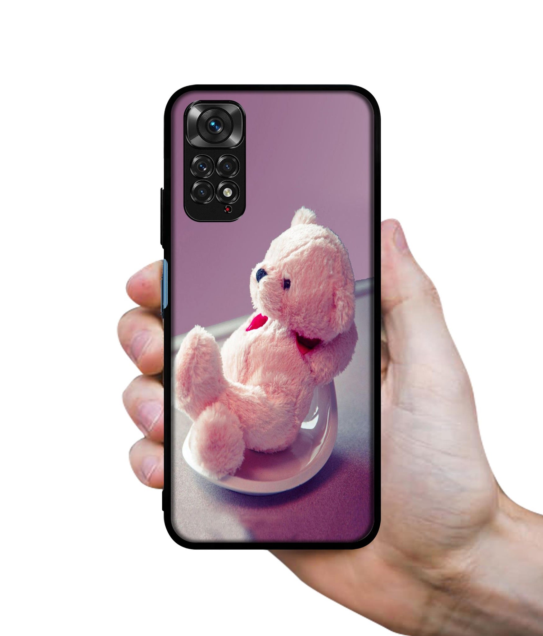 Cute Teddy Bear Designer 2D Printed Back Case Cover for Mi Redmi Note 11 4G / Note 11S 4G / Poco M4 Pro 4G