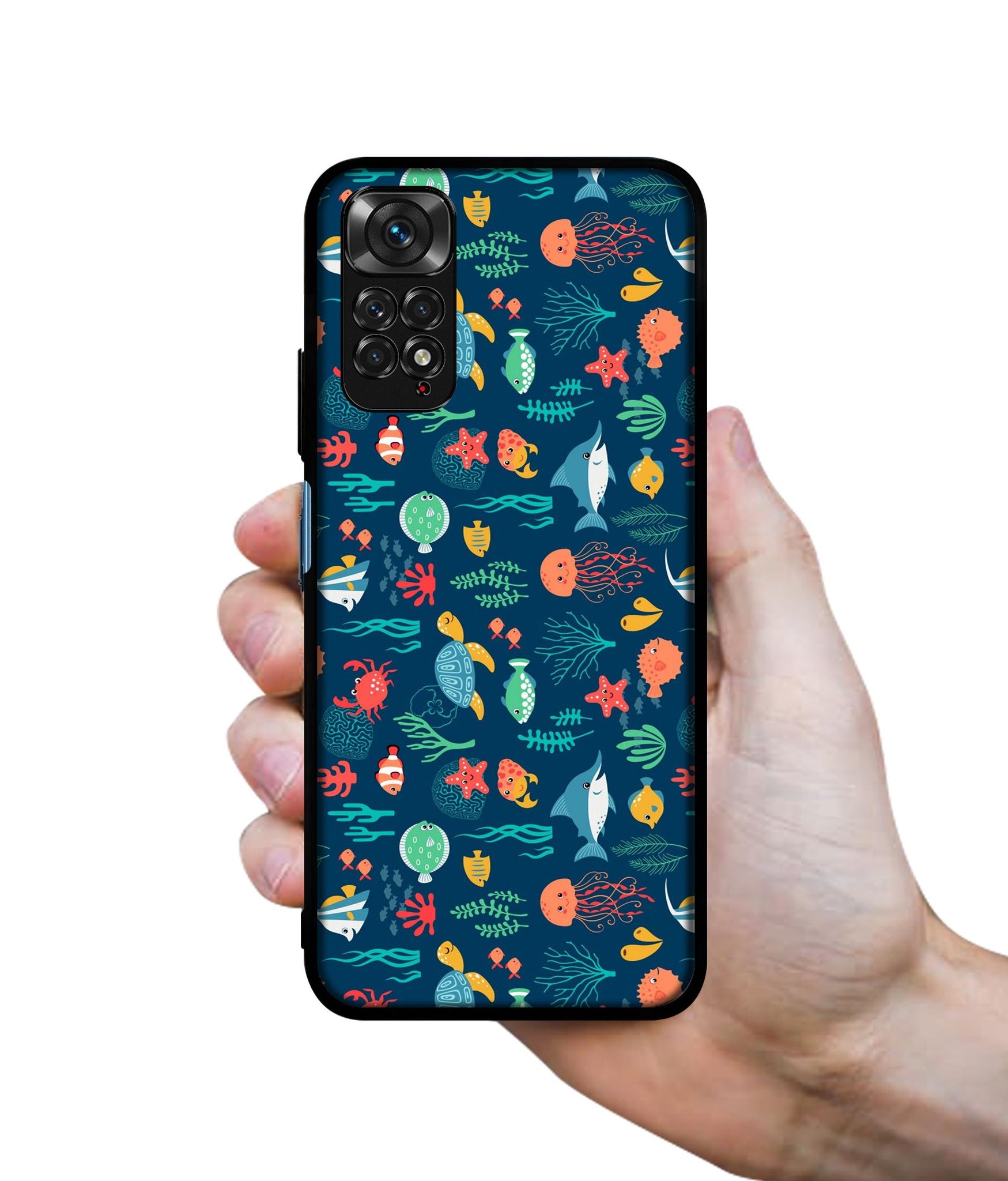 Aquarium Texture Designer 2D Printed Back Case Cover for Mi Redmi Note 11 4G / Note 11S 4G / Poco M4 Pro 4G