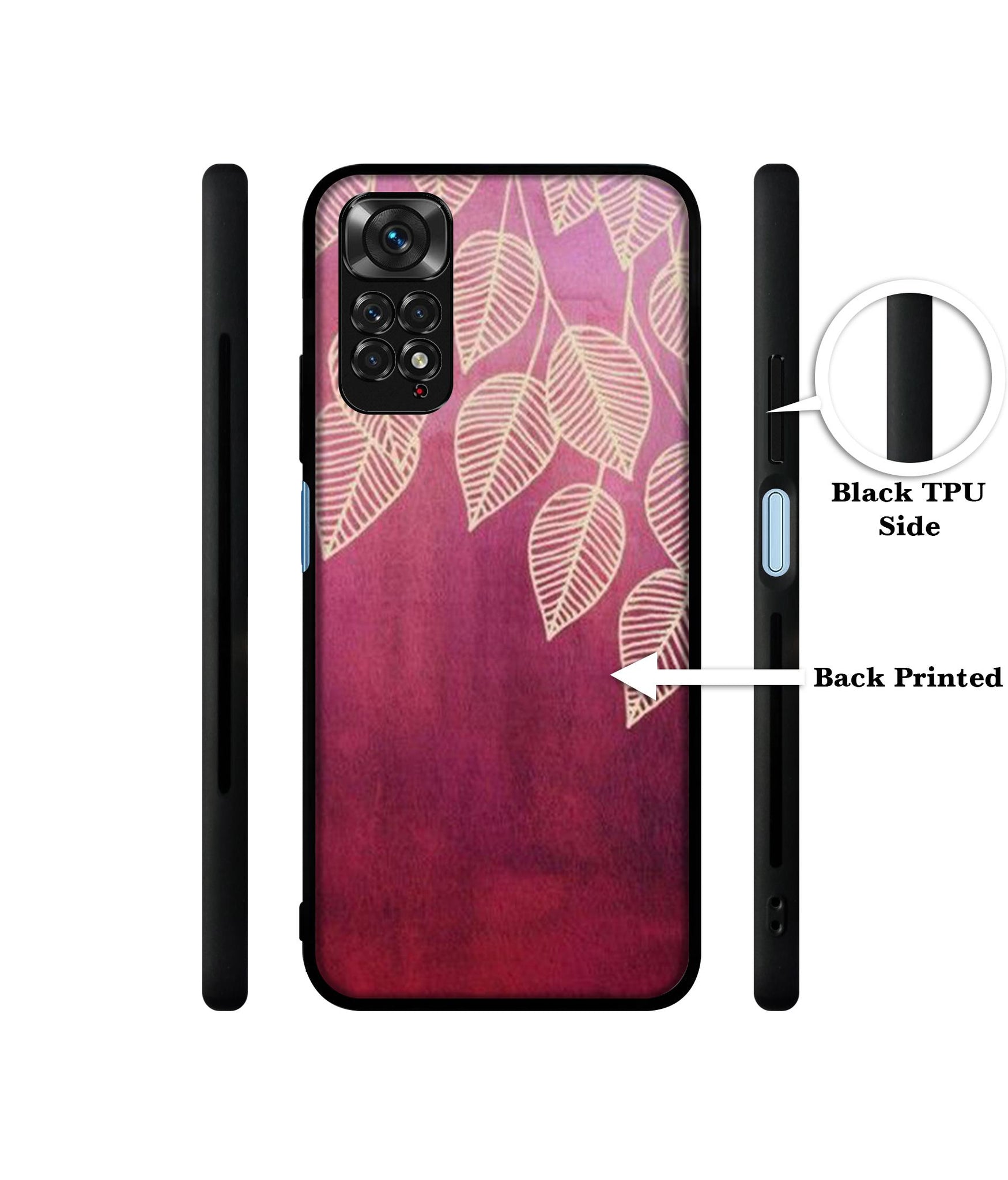 Leaf Pattern Designer 2D Printed Back Case Cover for Mi Redmi Note 11 4G / Note 11S 4G / Poco M4 Pro 4G