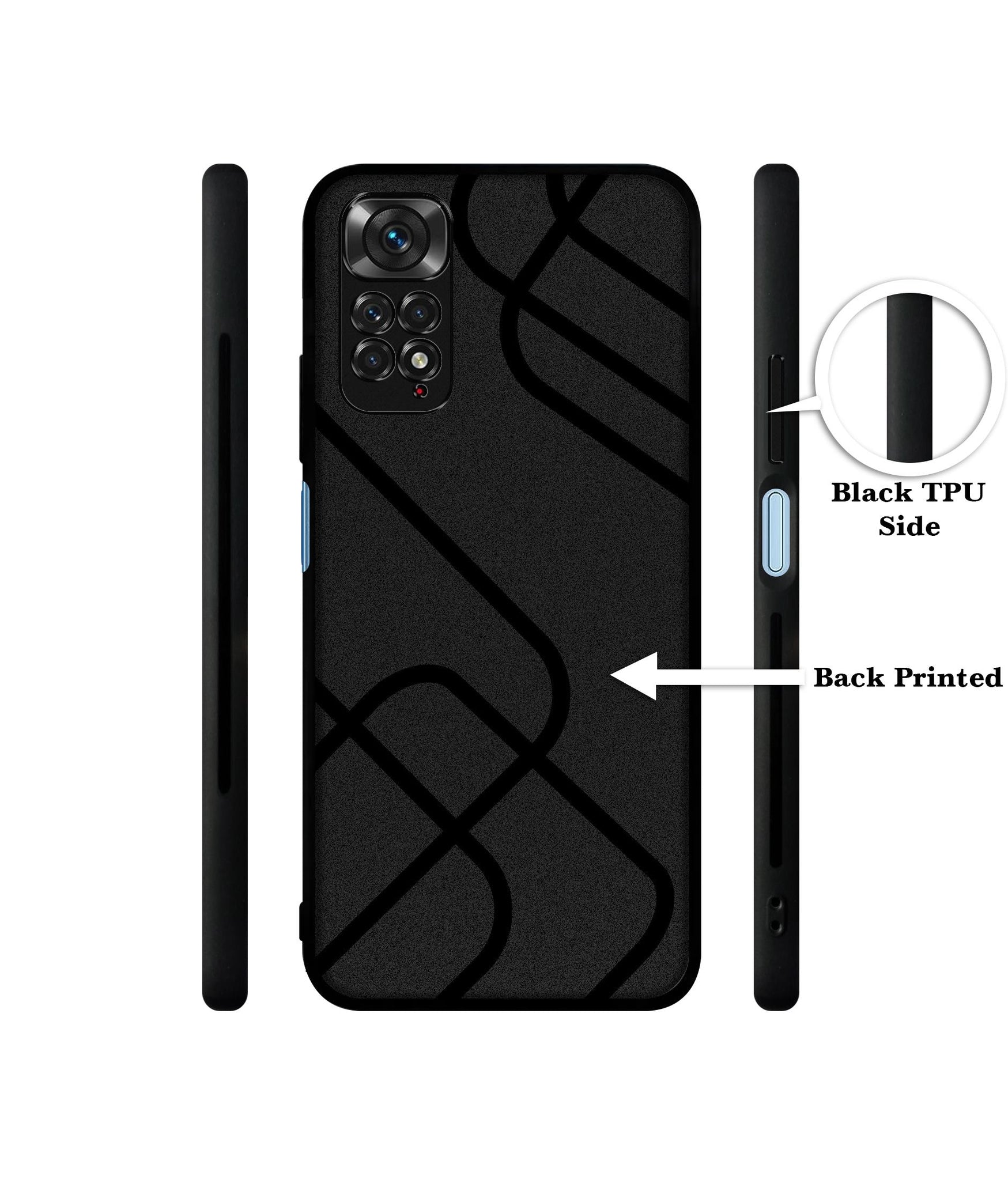 Zig / Zag Black Line Designer 2D Printed Back Case Cover for Mi Redmi Note 11 4G / Note 11S 4G / Poco M4 Pro 4G