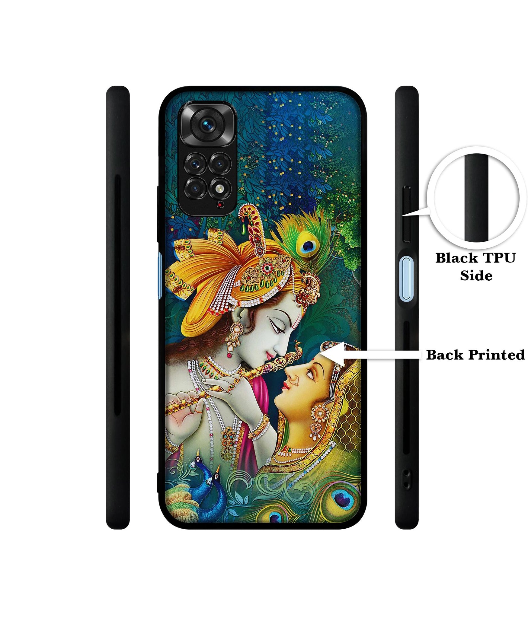 Radha Kishan Love Designer 2D Printed Back Case Cover for Mi Redmi Note 11 4G / Note 11S 4G / Poco M4 Pro 4G