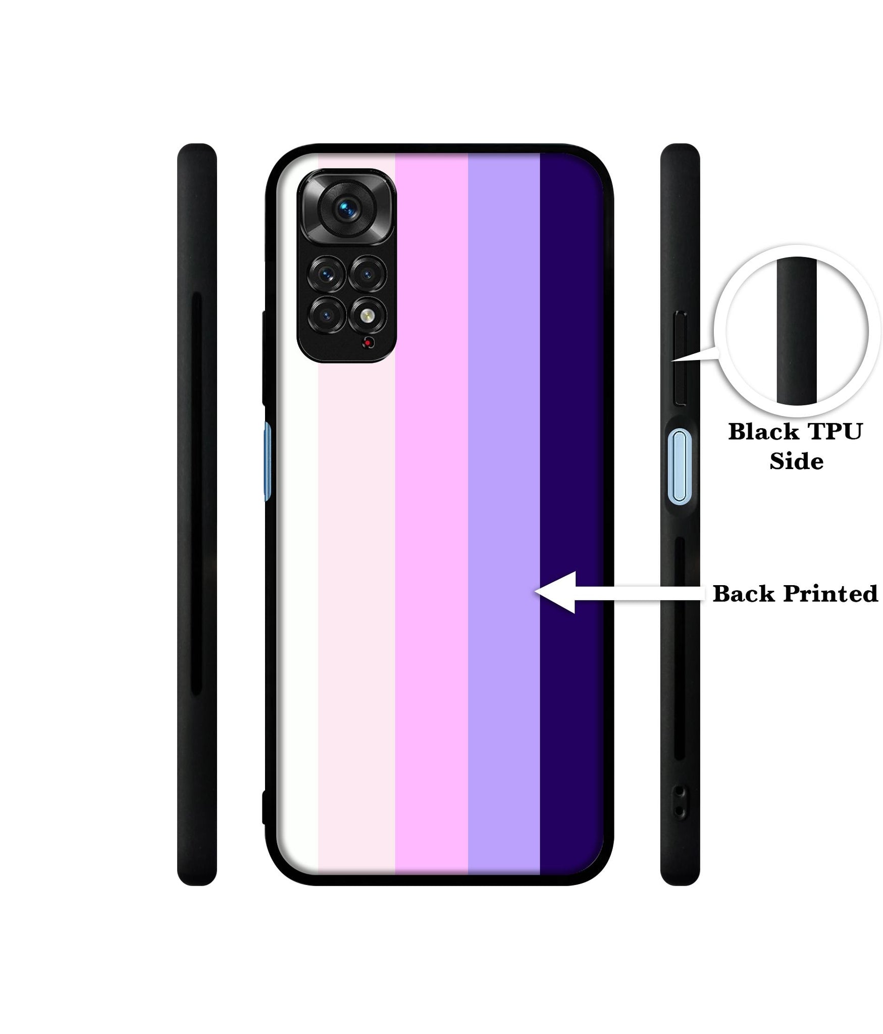 Pink and Purple Lines Designer 2D Printed Back Case Cover for Mi Redmi Note 11 4G / Note 11S 4G / Poco M4 Pro 4G