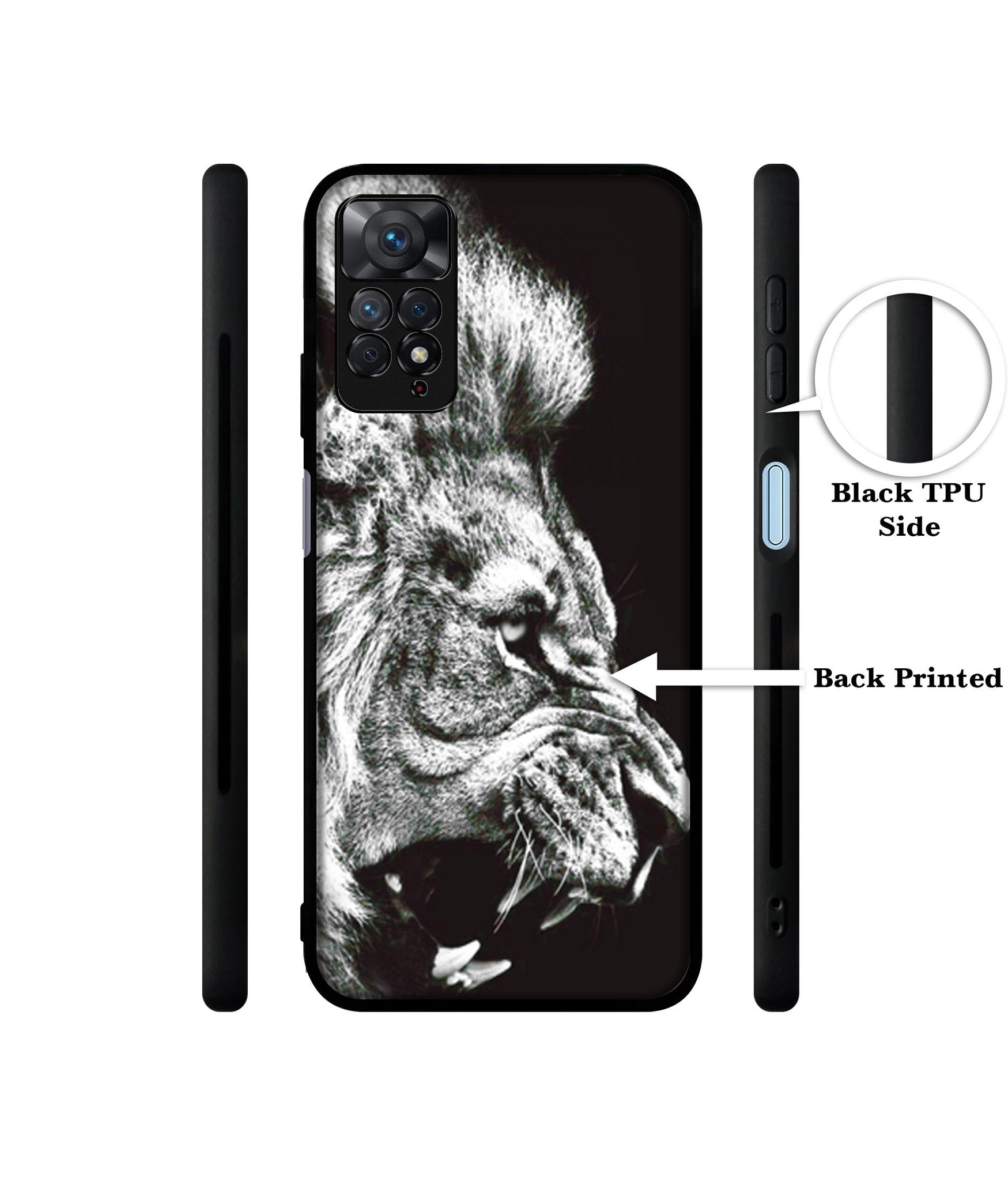 Angry Lion Designer 2D Printed Back Case Cover for Mi Redmi Note 11 Pro 4G / 11 Pro 5G / 11 Pro Plus 5G