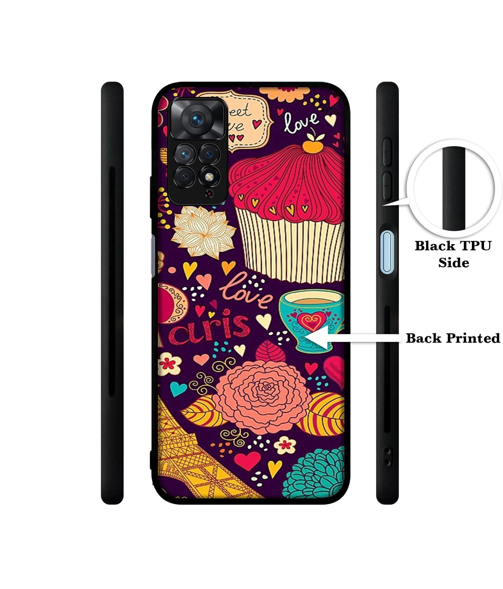 Paris Flower Love Designer 2D Printed Back Case Cover for Mi Redmi Note 11 Pro 4G / 11 Pro 5G / 11 Pro Plus 5G