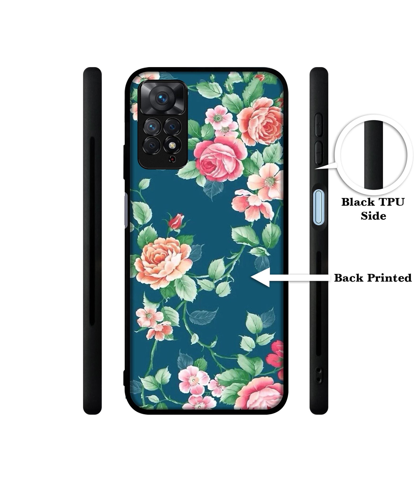 Vintage Floral Designer 2D Printed Back Case Cover for Mi Redmi Note 11 Pro 4G / 11 Pro 5G / 11 Pro Plus 5G