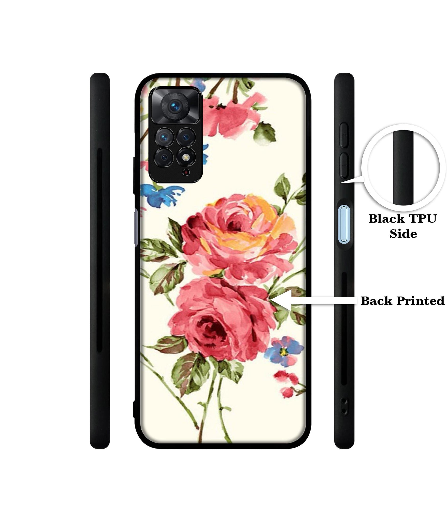 Vintage Painting Flower Designer 2D Printed Back Case Cover for Mi Redmi Note 11 Pro 4G / 11 Pro 5G / 11 Pro Plus 5G