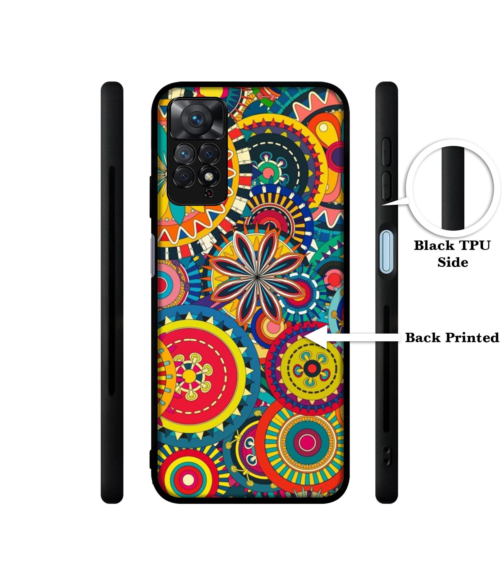 Ring Pattern Print Designer 2D Printed Back Case Cover for Mi Redmi Note 11 Pro 4G / 11 Pro 5G / 11 Pro Plus 5G