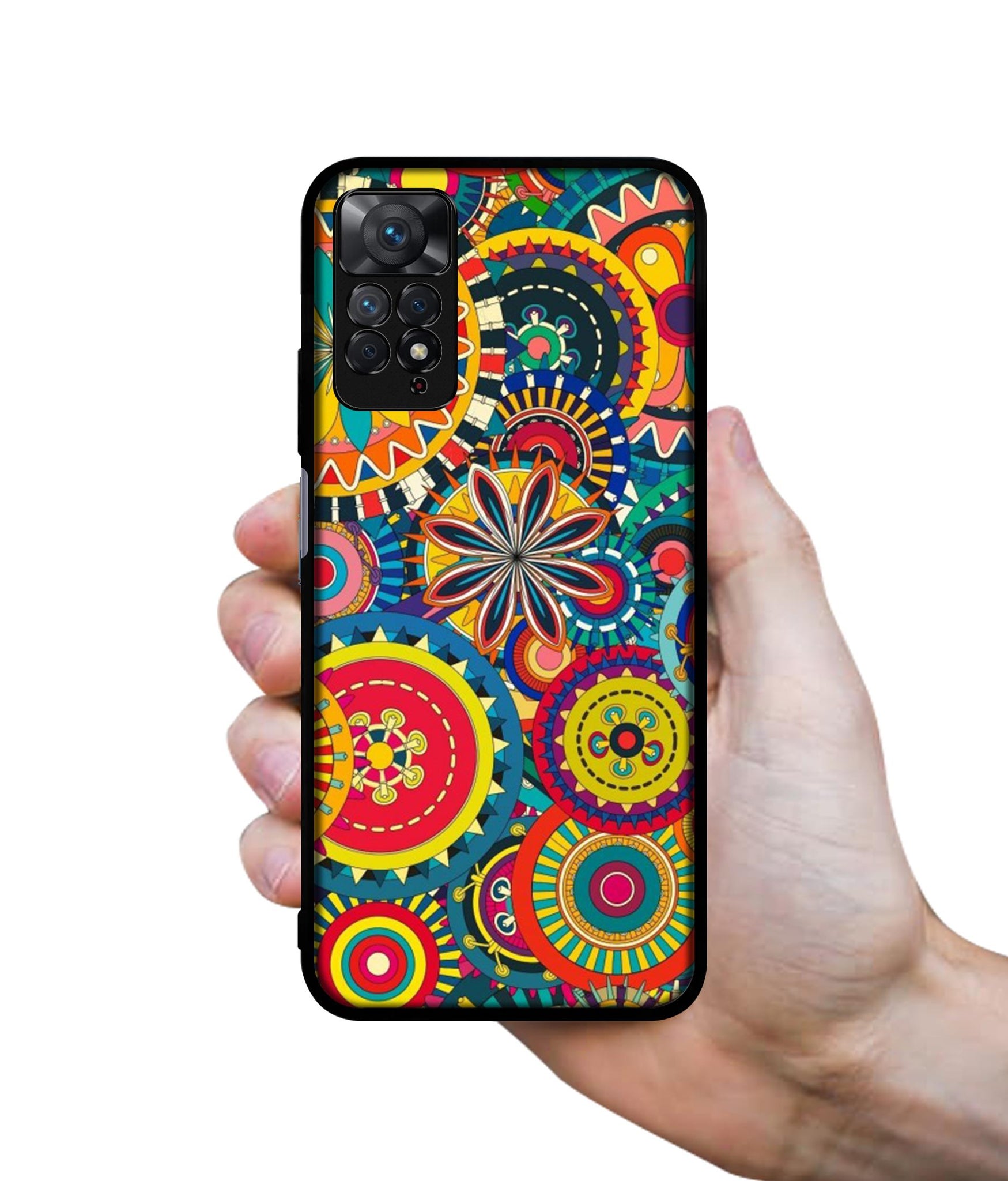 Ring Pattern Print Designer 2D Printed Back Case Cover for Mi Redmi Note 11 Pro 4G / 11 Pro 5G / 11 Pro Plus 5G