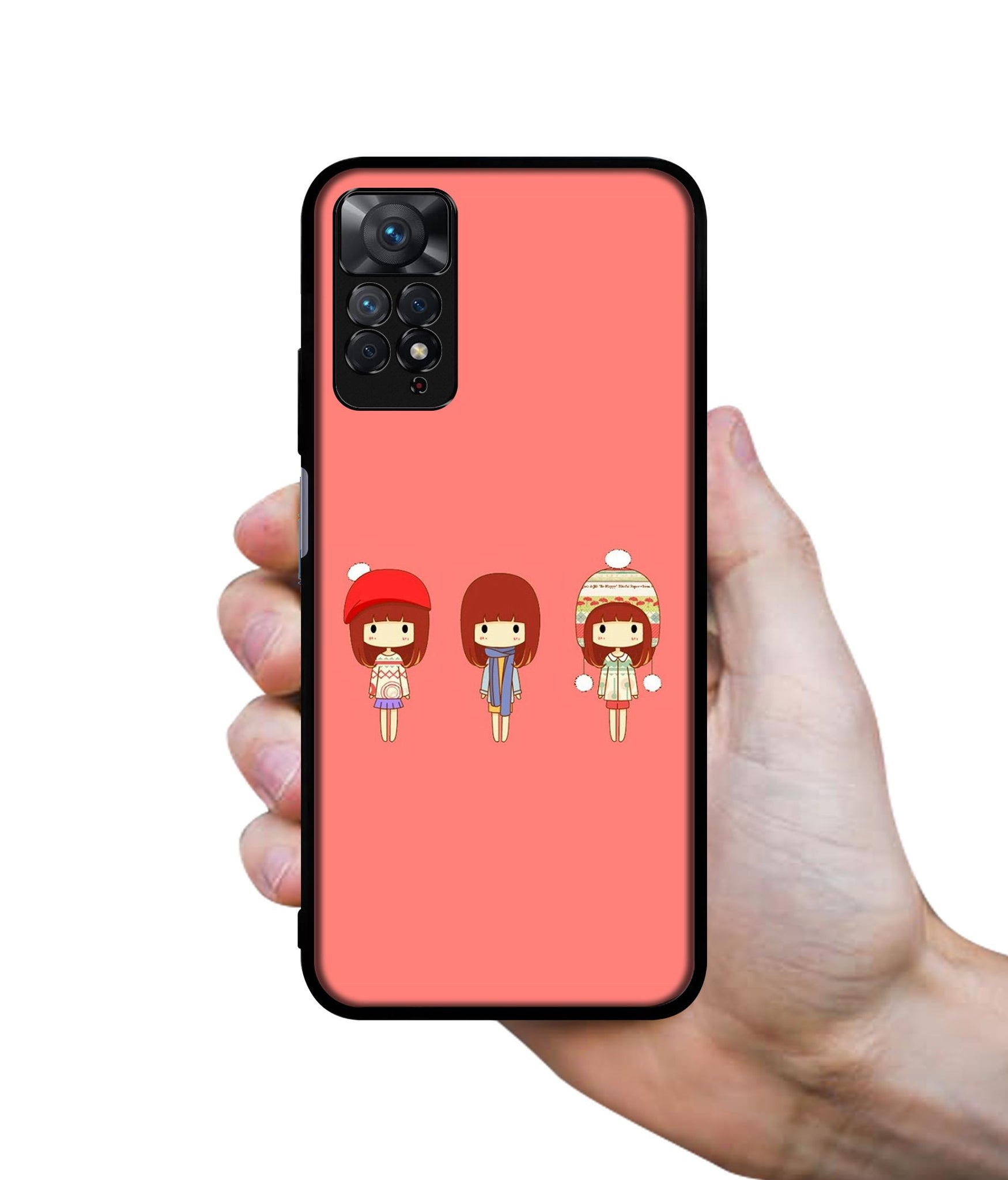 Cute Girls Designer 2D Printed Back Case Cover for Mi Redmi Note 11 Pro 4G / 11 Pro 5G / 11 Pro Plus 5G