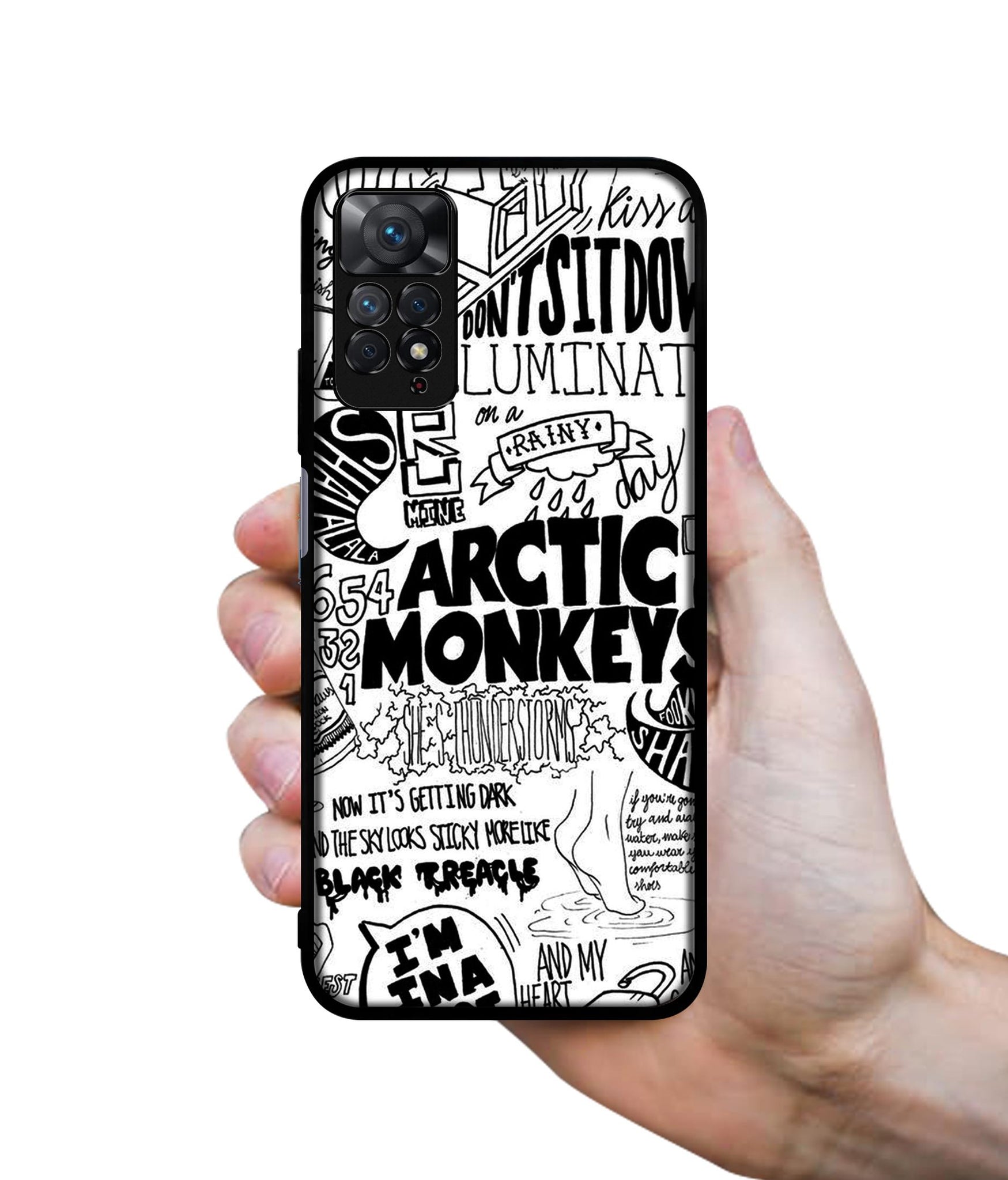 Arctic Monkeys Pattern Designer 2D Printed Back Case Cover for Mi Redmi Note 11 Pro 4G / 11 Pro 5G / 11 Pro Plus 5G