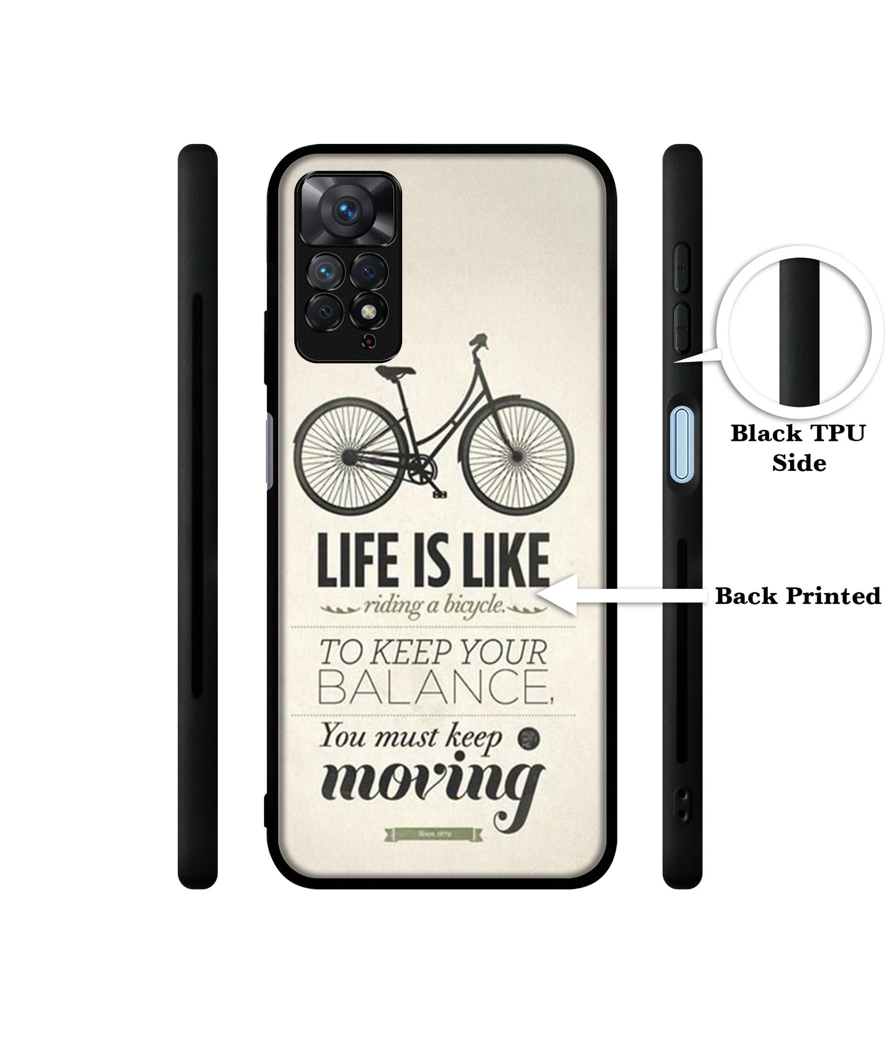 Life is Like Moving Designer 2D Printed Back Case Cover for Mi Redmi Note 11 Pro 4G / 11 Pro 5G / 11 Pro Plus 5G