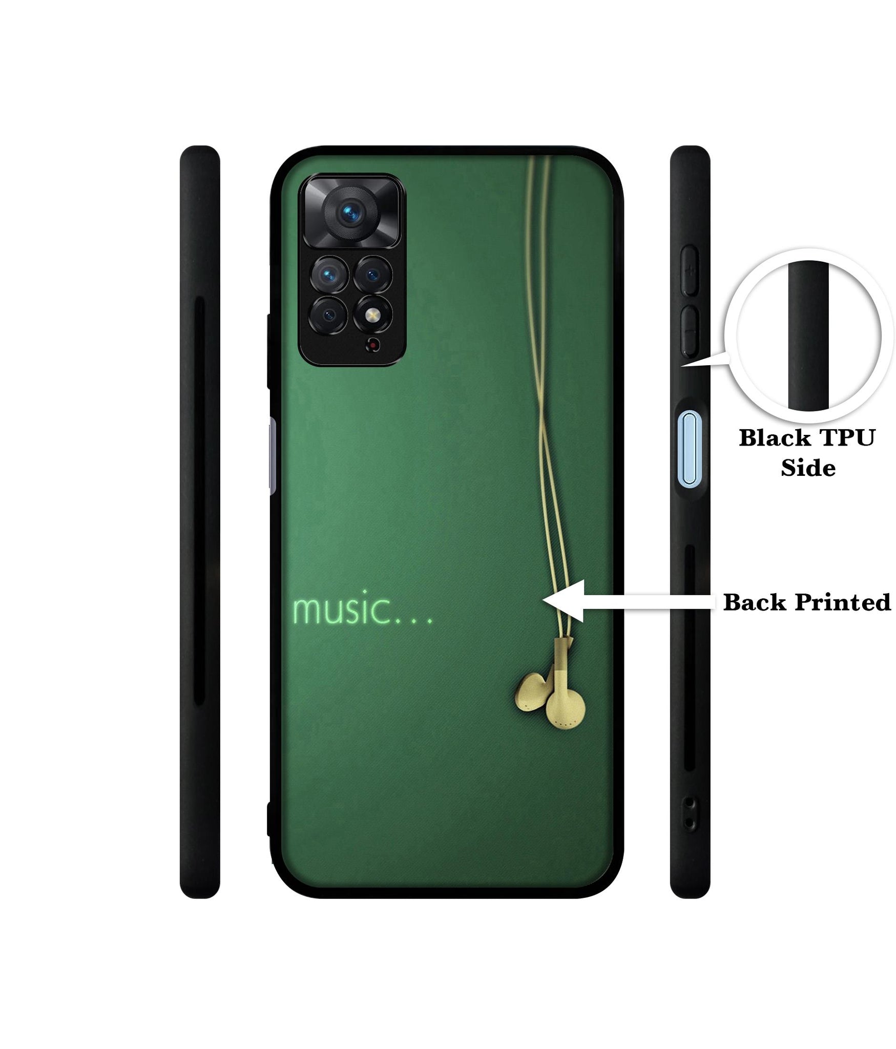 Headphone Music Designer 2D Printed Back Case Cover for Mi Redmi Note 11 Pro 4G / 11 Pro 5G / 11 Pro Plus 5G
