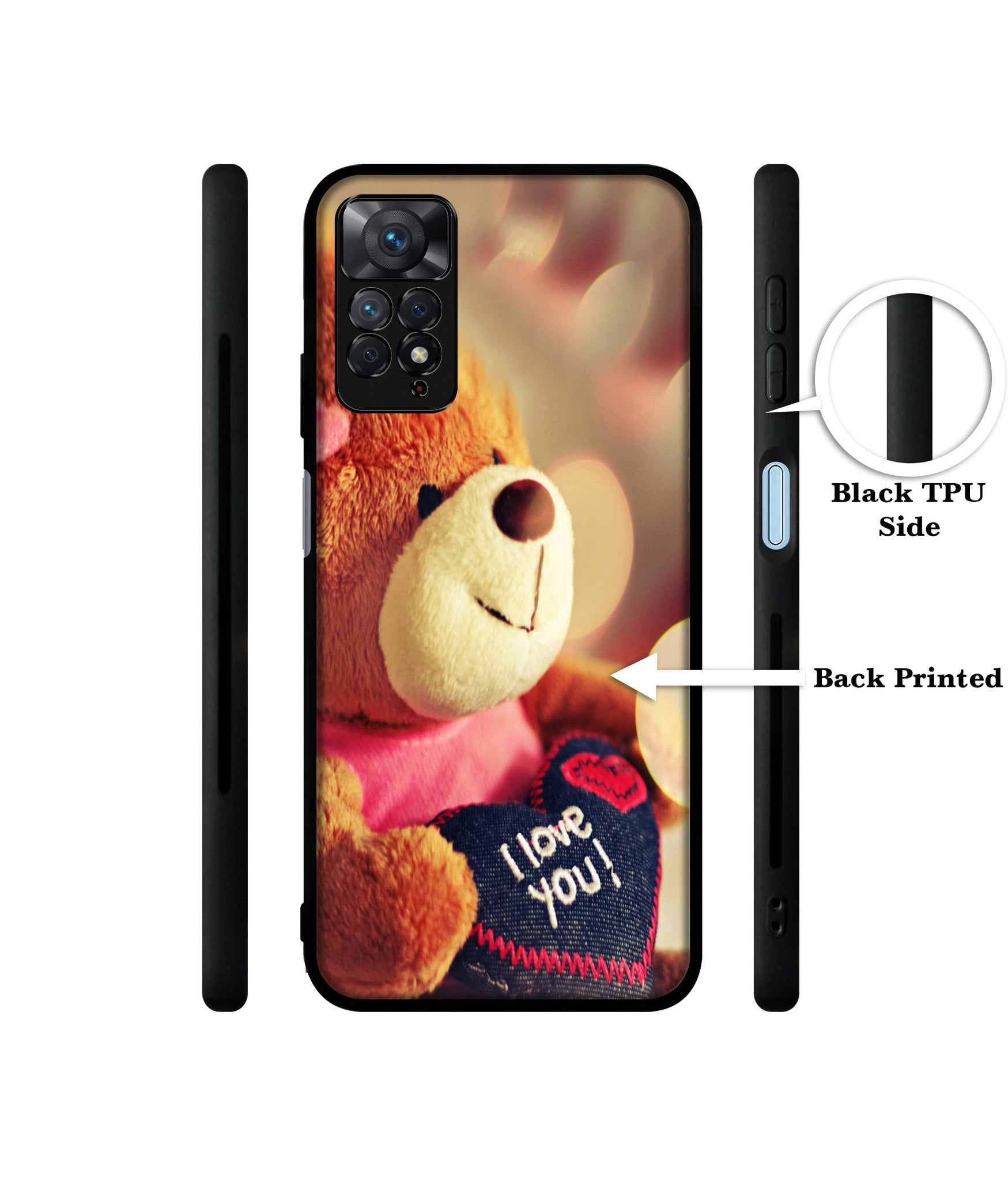 Teddy Bear Designer 2D Printed Back Case Cover for Mi Redmi Note 11 Pro 4G / 11 Pro 5G / 11 Pro Plus 5G