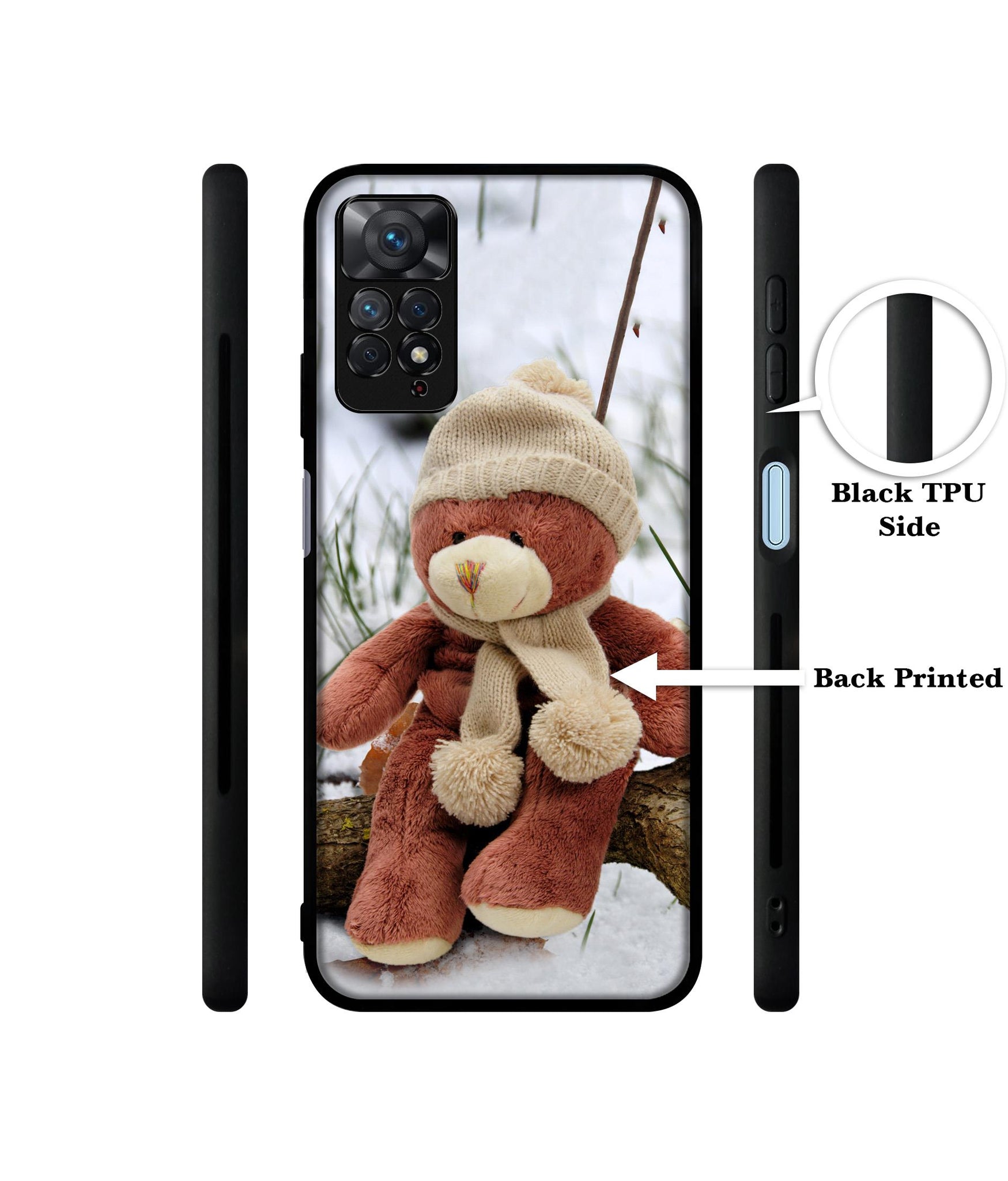 Woolen Bear Designer 2D Printed Back Case Cover for Mi Redmi Note 11 Pro 4G / 11 Pro 5G / 11 Pro Plus 5G