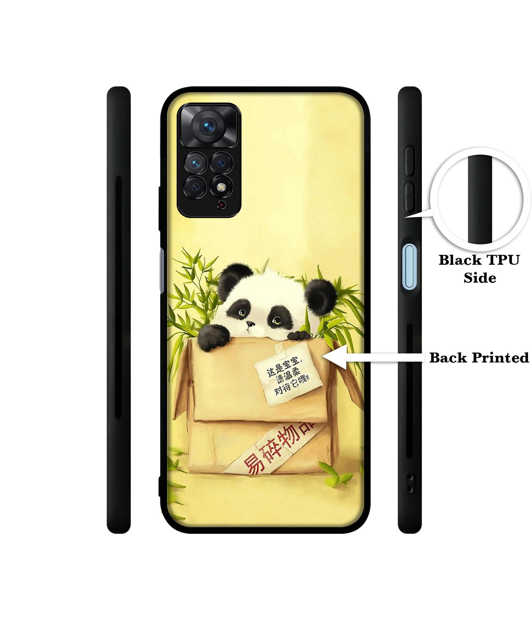 Panda In Box Designer 2D Printed Back Case Cover for Mi Redmi Note 11 Pro 4G / 11 Pro 5G / 11 Pro Plus 5G
