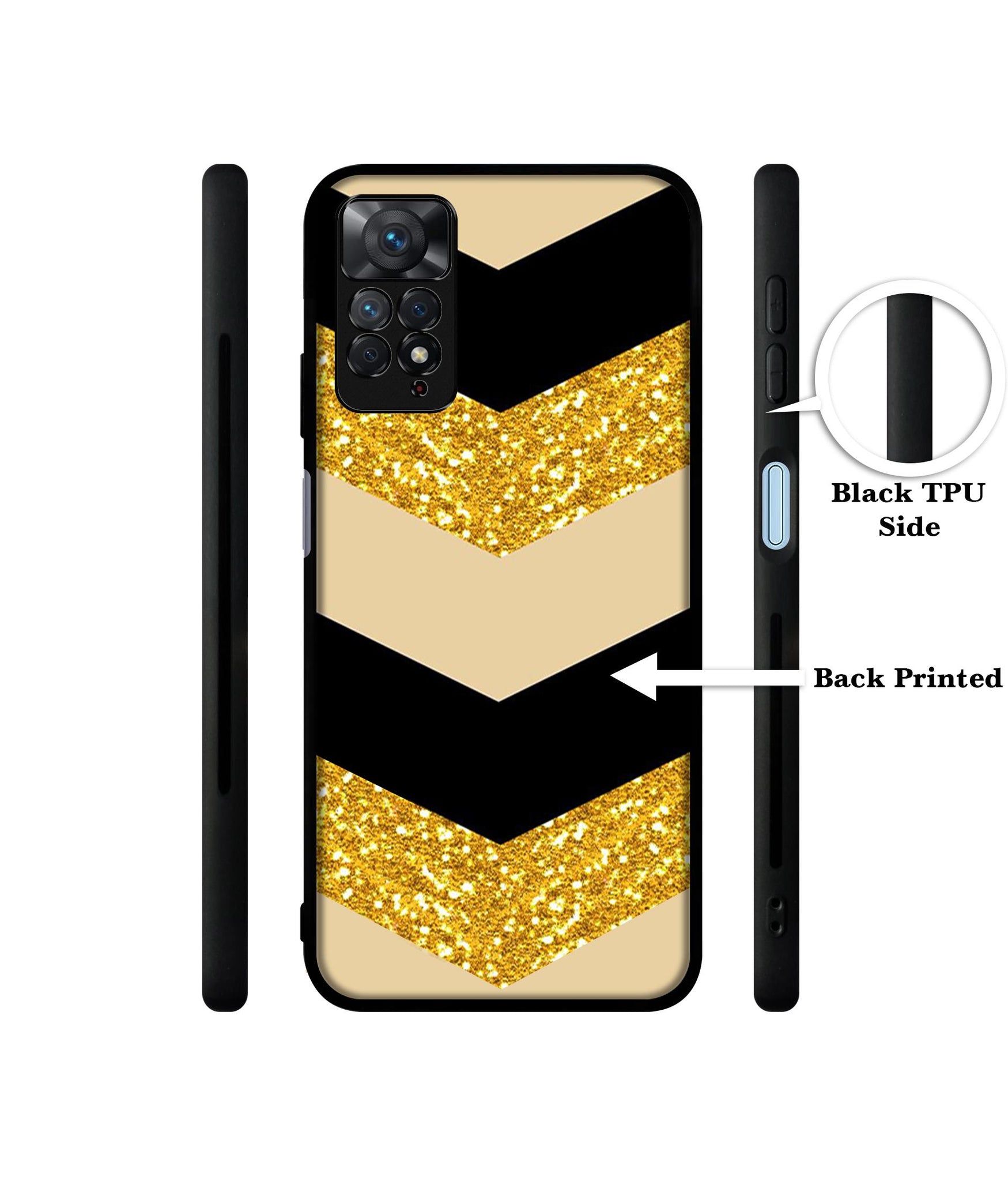 Black & Gold Designer 2D Printed Back Case Cover for Mi Redmi Note 11 Pro 4G / 11 Pro 5G / 11 Pro Plus 5G