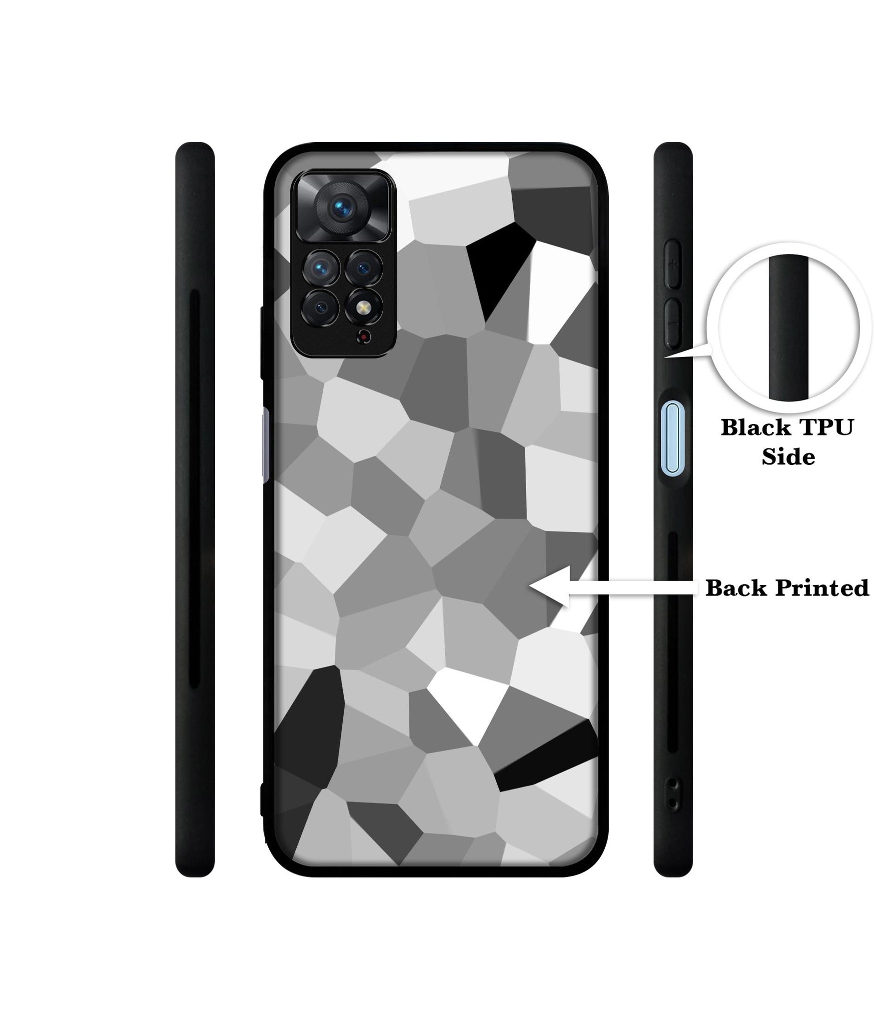 Black & White Mathematical Shape Designer 2D Printed Back Case Cover for Mi Redmi Note 11 Pro 4G / 11 Pro 5G / 11 Pro Plus 5G