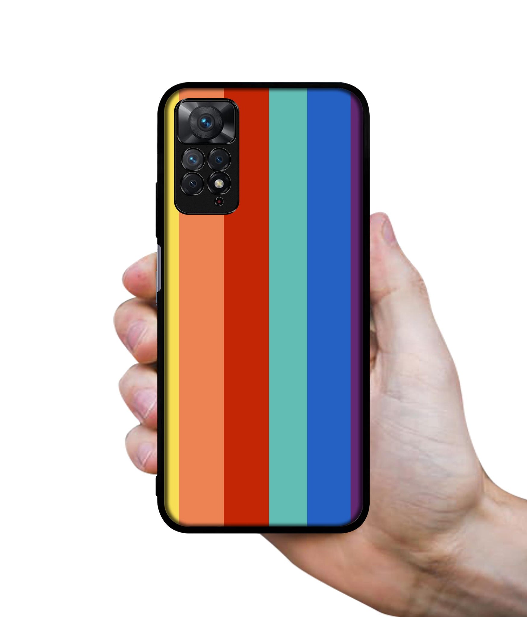 Rainbow Colors Designer 2D Printed Back Case Cover for Mi Redmi Note 11 Pro 4G / 11 Pro 5G / 11 Pro Plus 5G