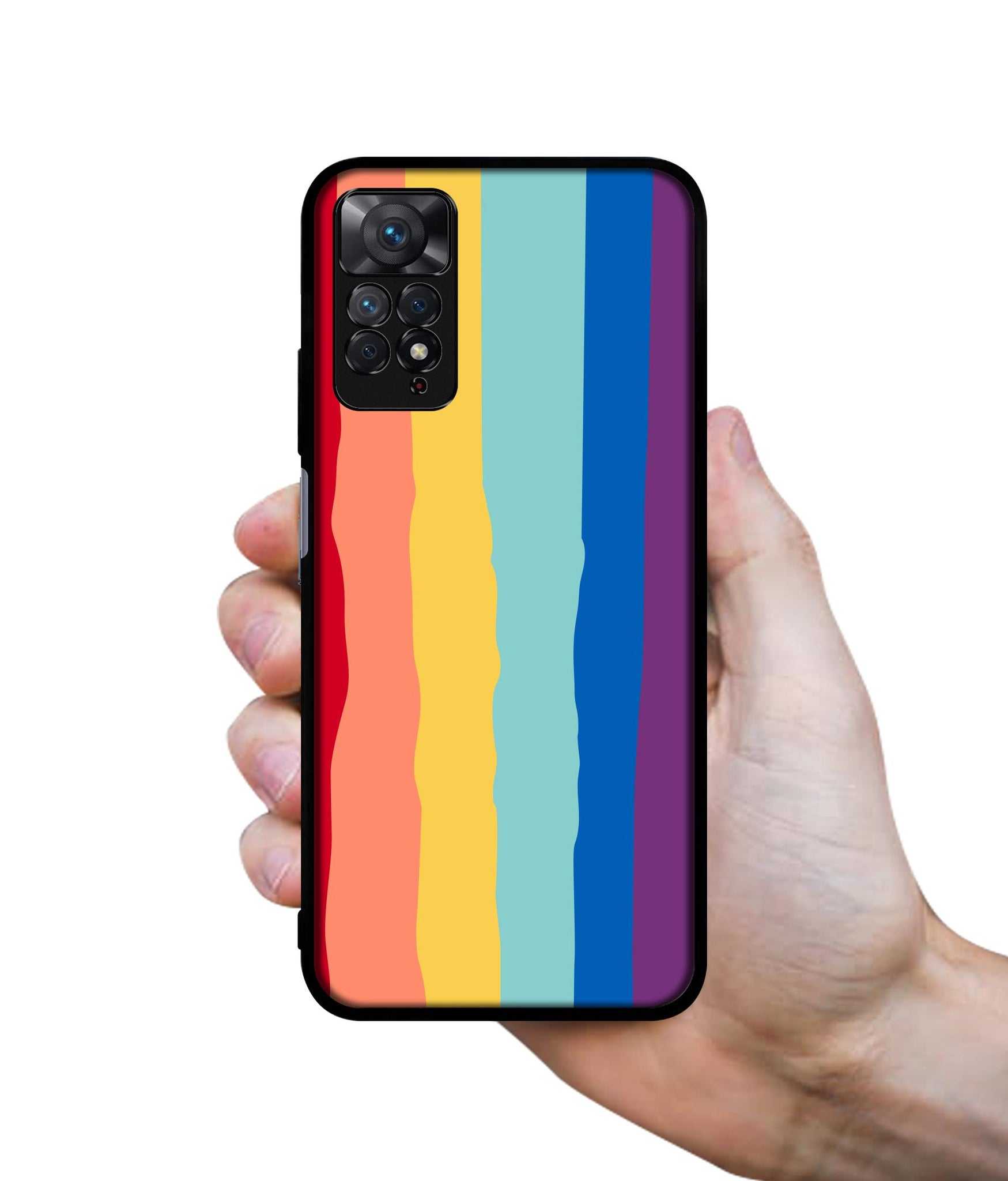 Rainbow Designer 2D Printed Back Case Cover for Mi Redmi Note 11 Pro 4G / 11 Pro 5G / 11 Pro Plus 5G